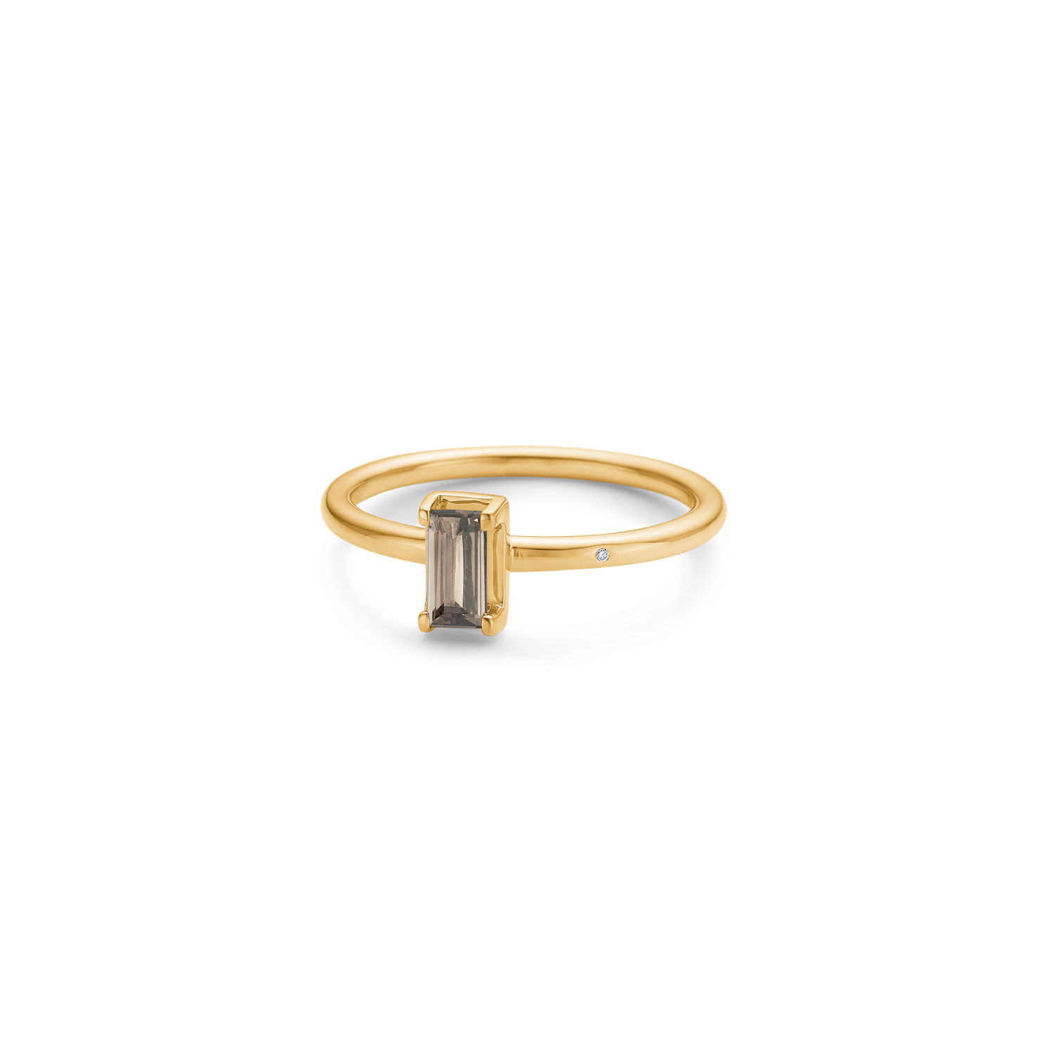 Nord Purity Ring S Turned - 18kt Yellow Gold