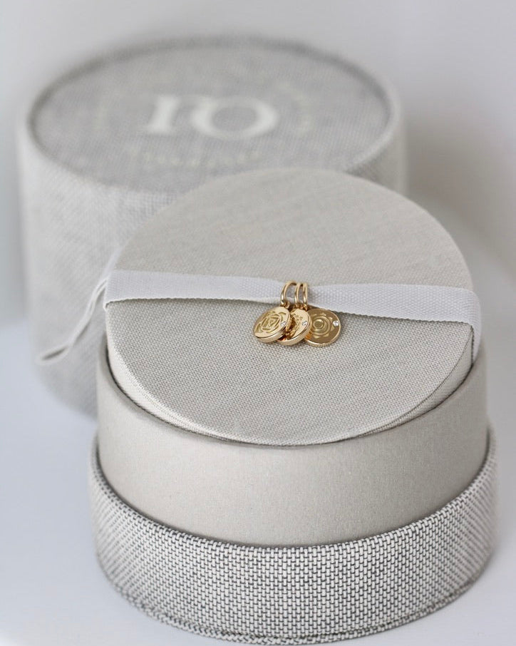 Inner Peace Root Chakra Pendant - 18kt Yellow Gold
