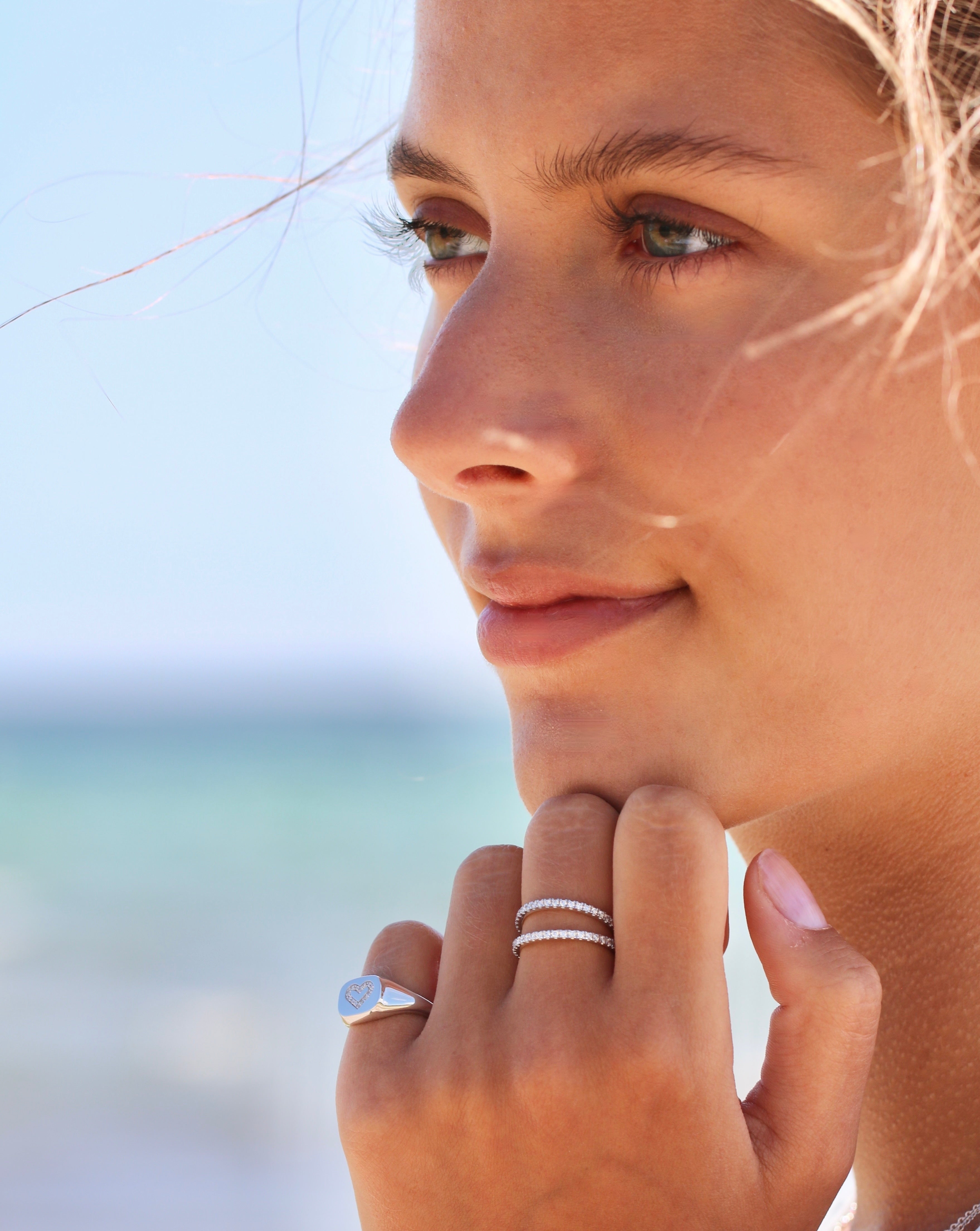 Rock Classic Diamond Ring - 18kt White Gold