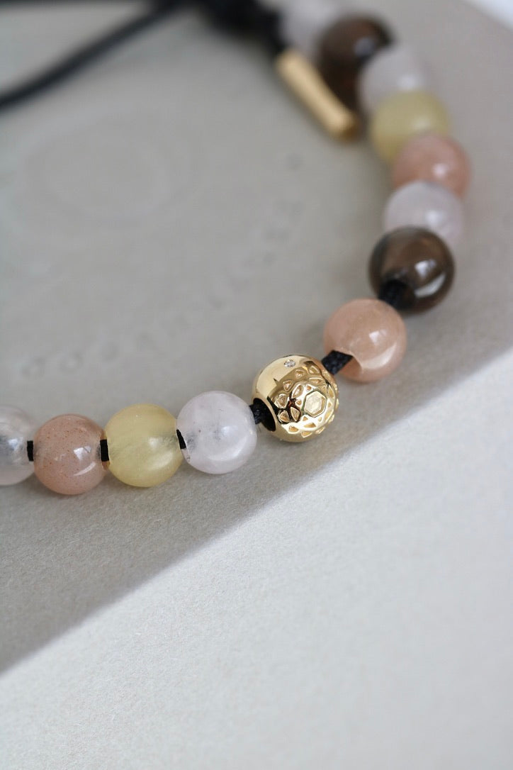 Inner Peace Heart Chakra Bead - 18kt Yellow Gold