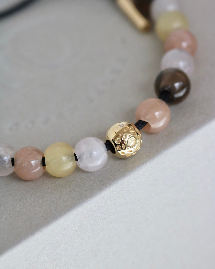 Inner Peace Heart Chakra Bead - 18kt Yellow Gold