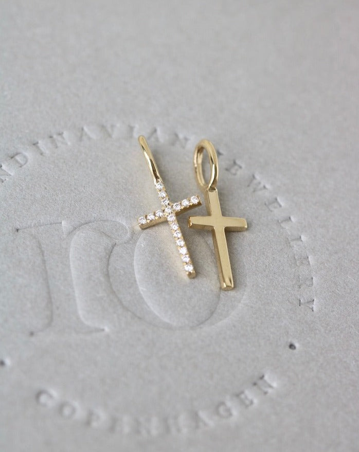 Symbols Kors Anheng - 18kt Gult Gull