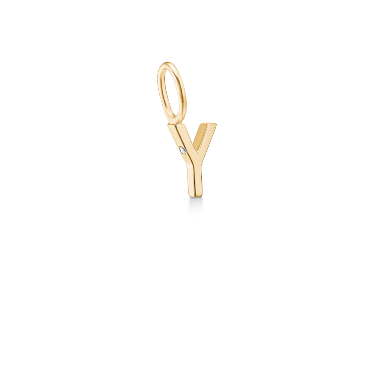 My Y Pendant - 18kt Yellow Gold