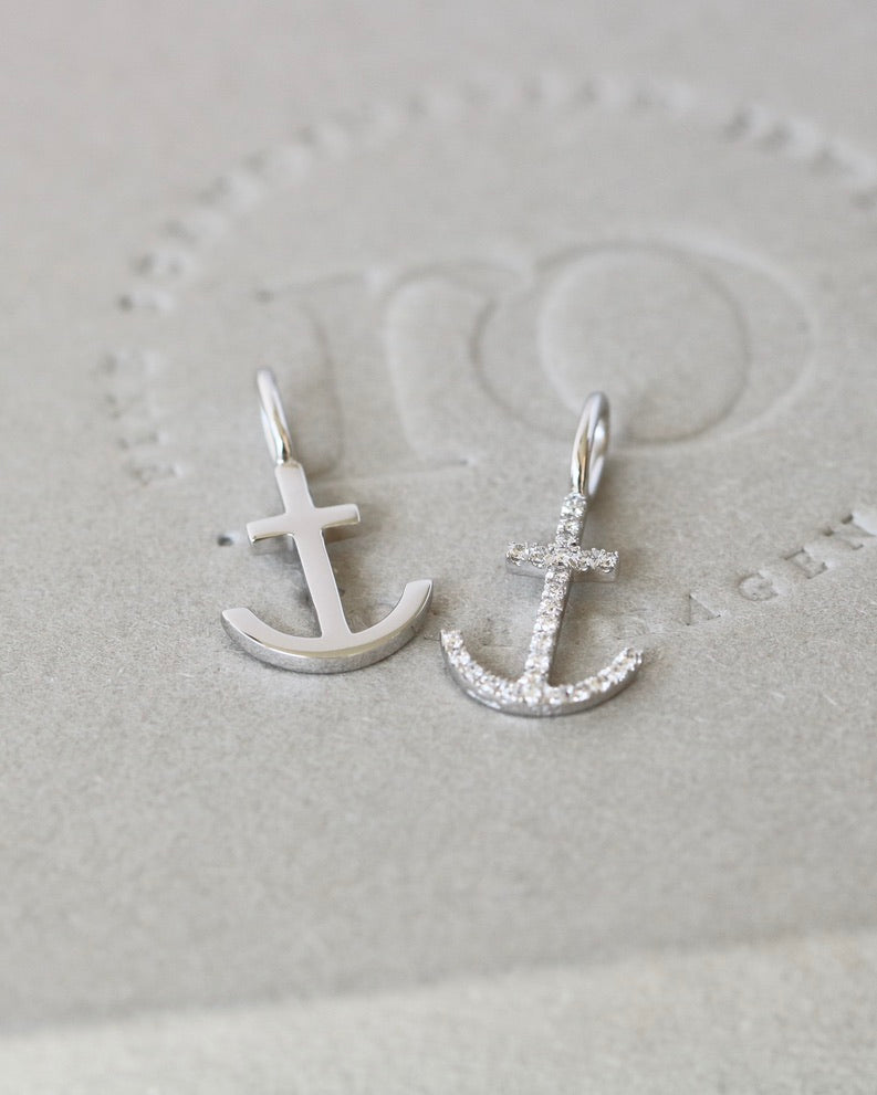 Symbols Håp Diamant Anheng - 18kt Hvitt Gul