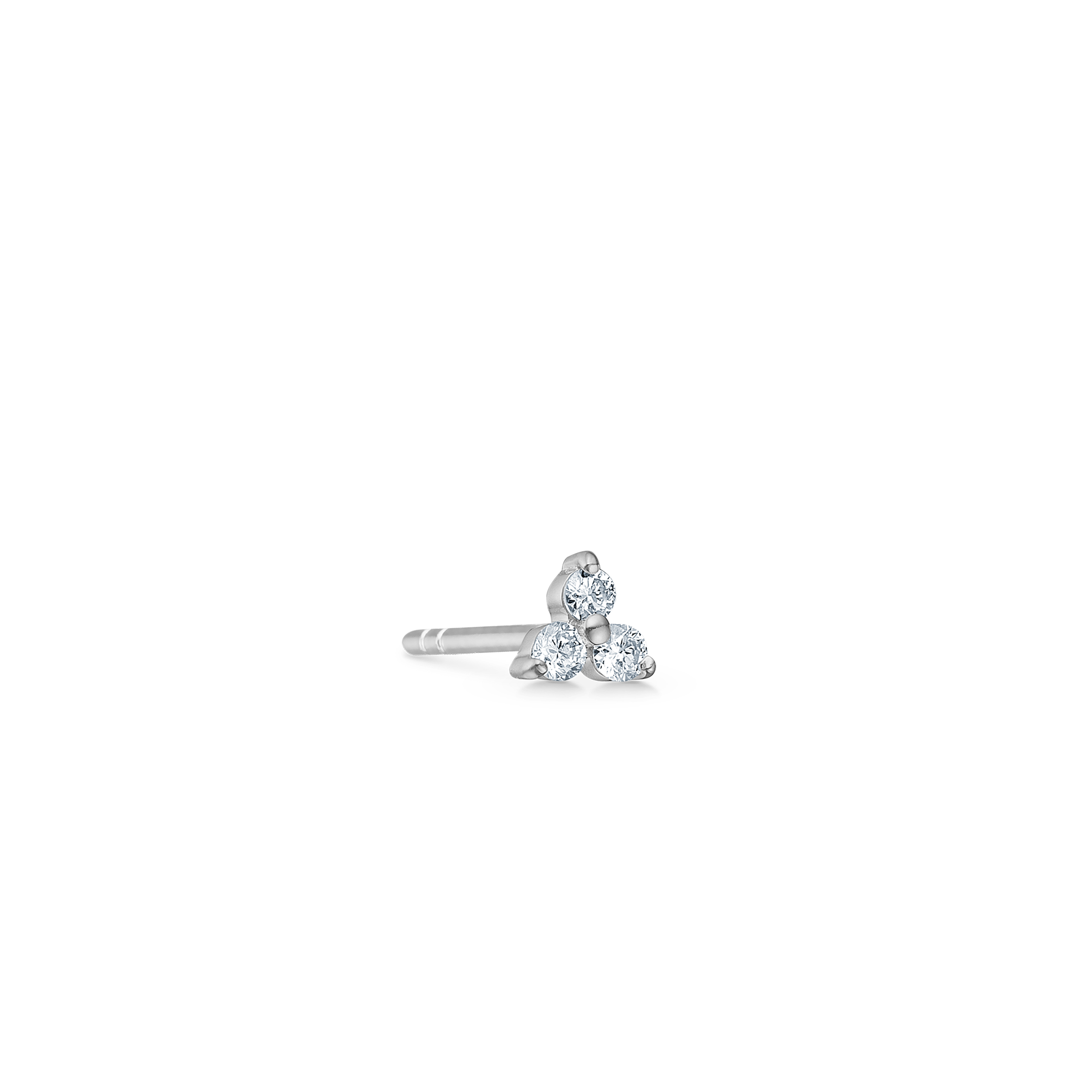 Fryd Diamond Earring S - 18kt White Gold