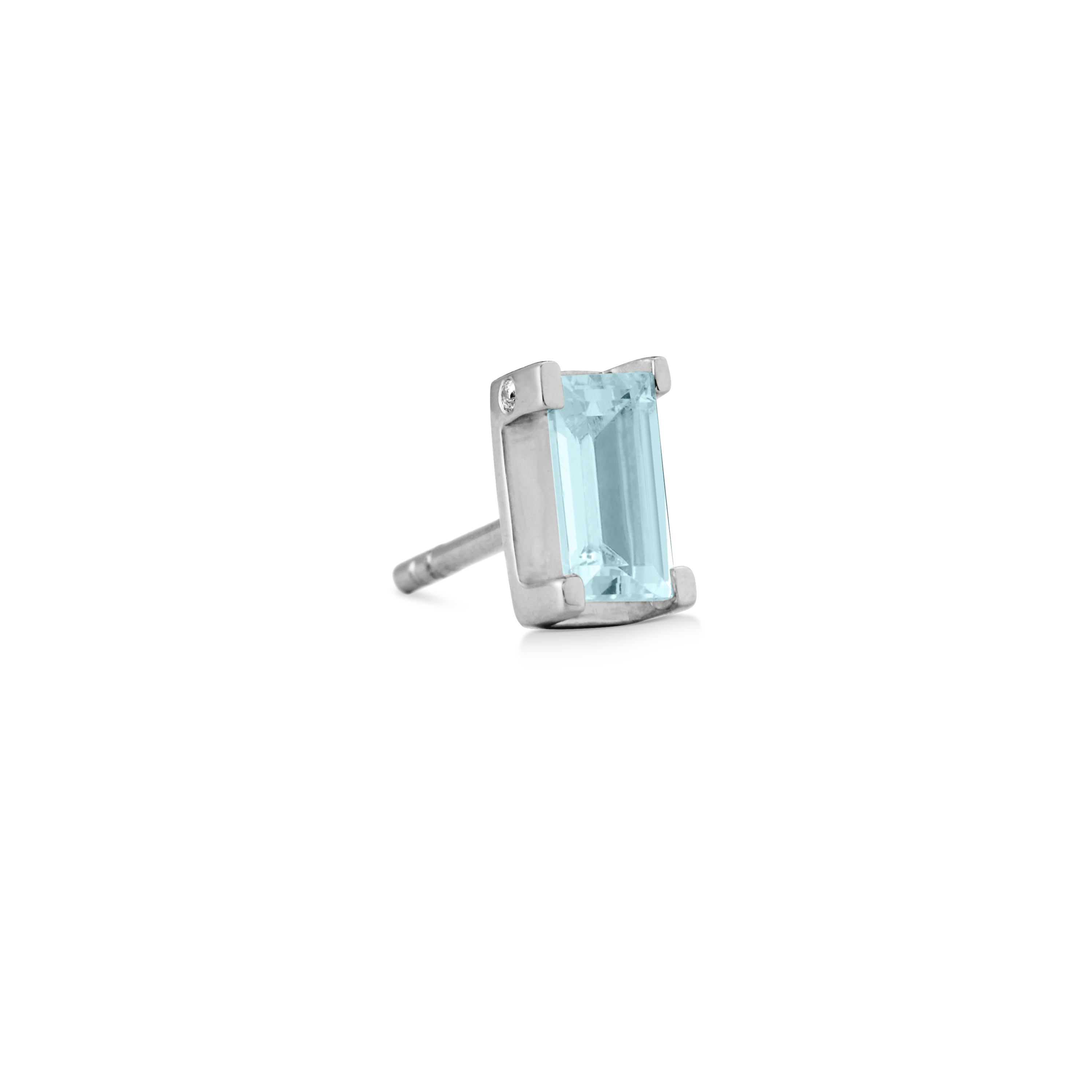 Nord Blue Earring - 18kt White Gold