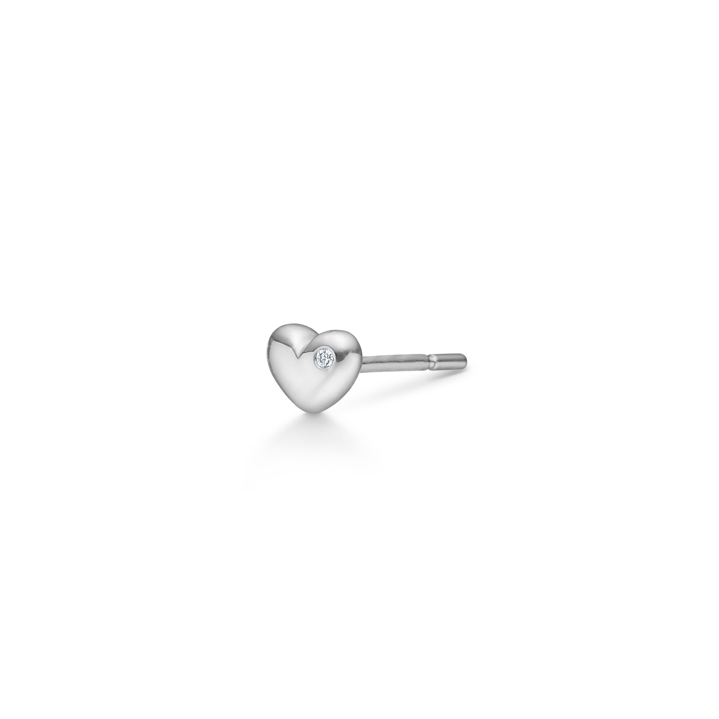 Symbols My Heart Øredobb - 18kt Hvitt gull