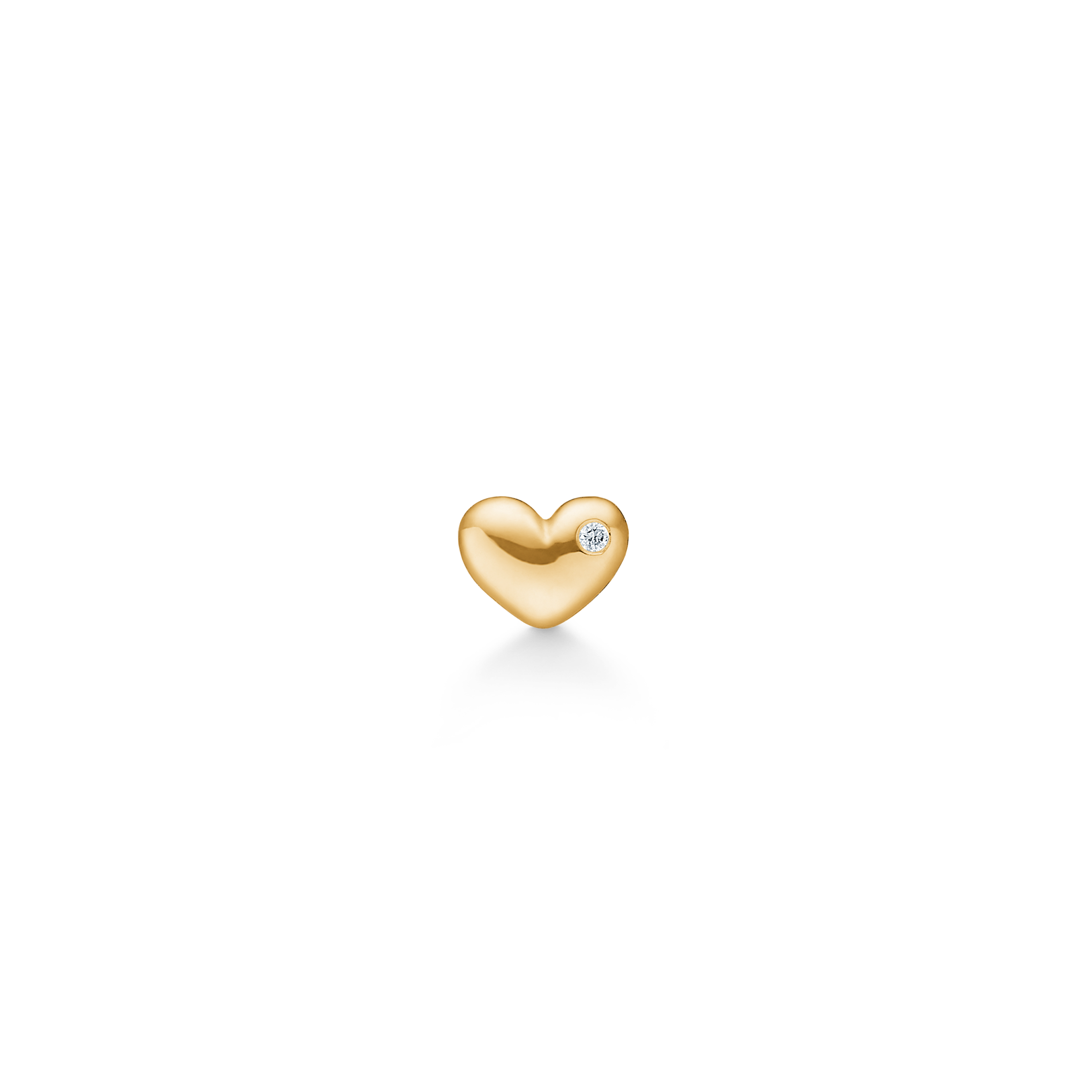 Symbols My Heart Øredobb - 18kt Gult gull