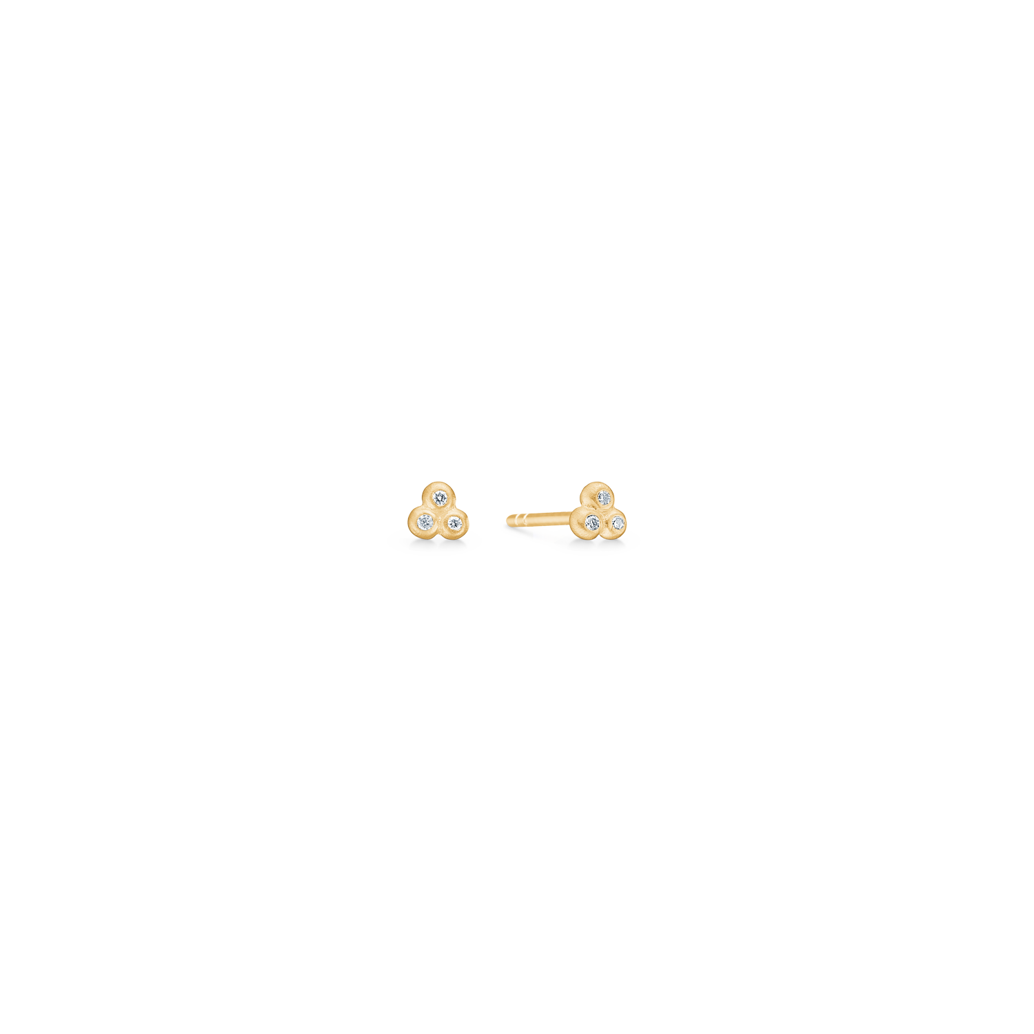 Orbit Dot earring - 18kt Yellow Gold
