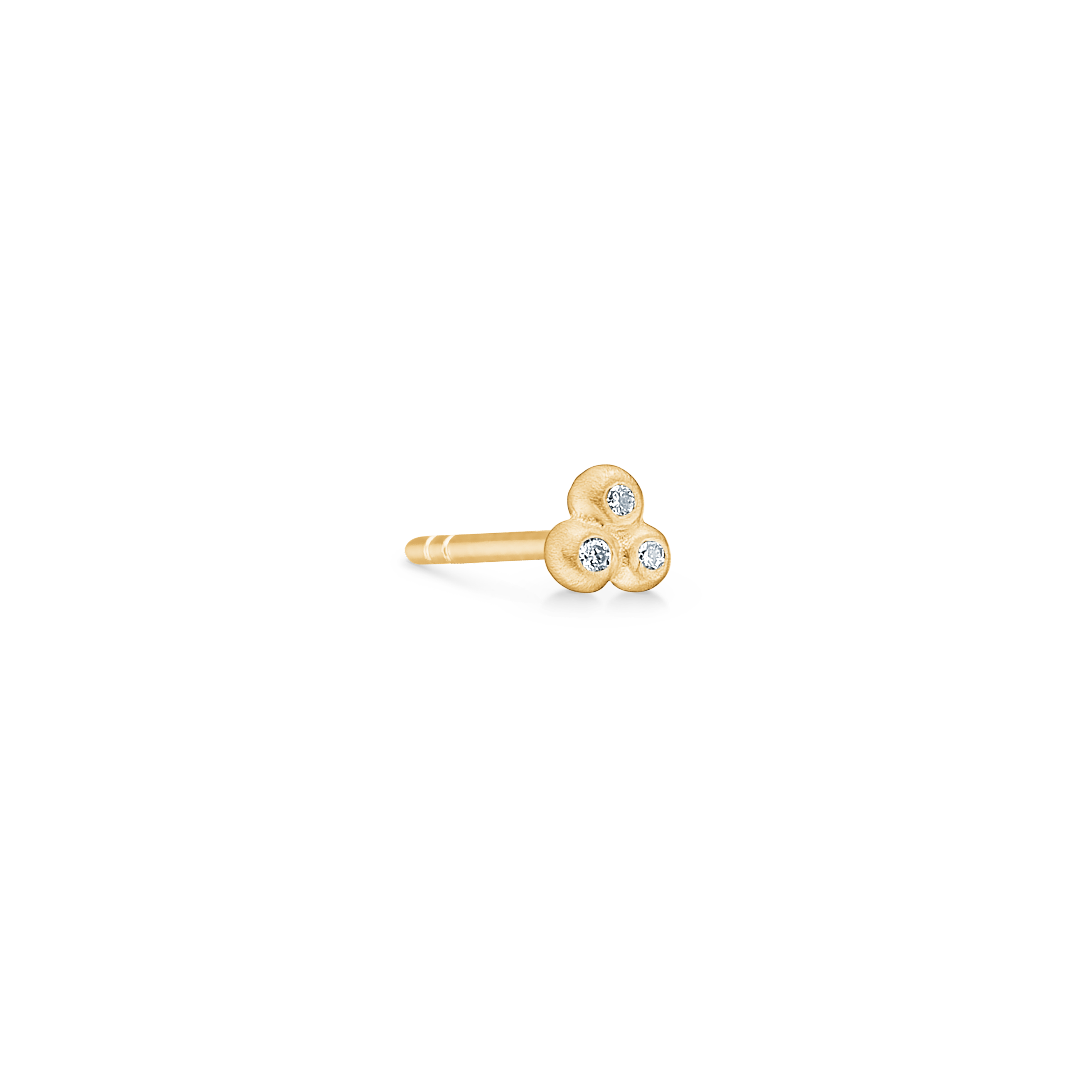 Orbit Dot earring - 18kt Yellow Gold