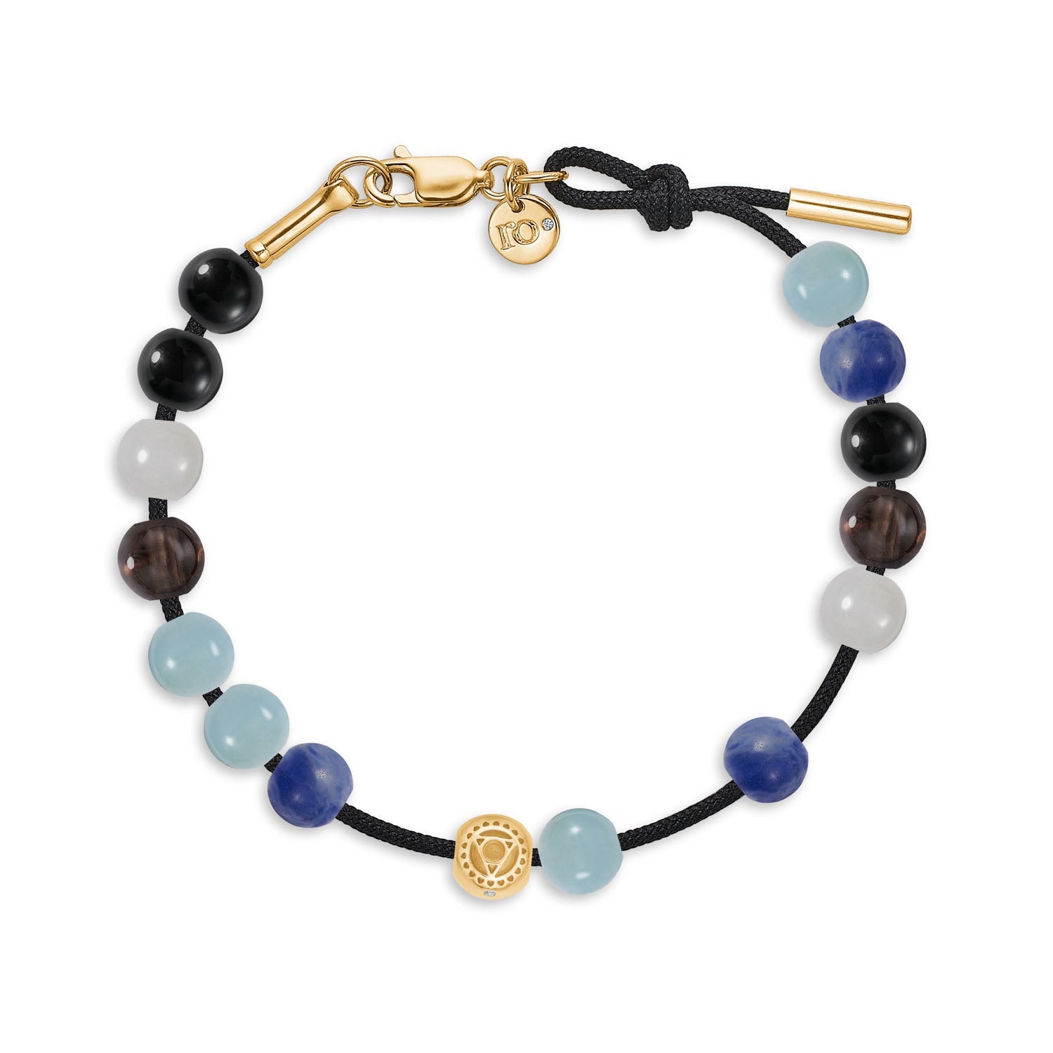 Inner Peace Throat Chakra Bead - 18kt Yellow Gold