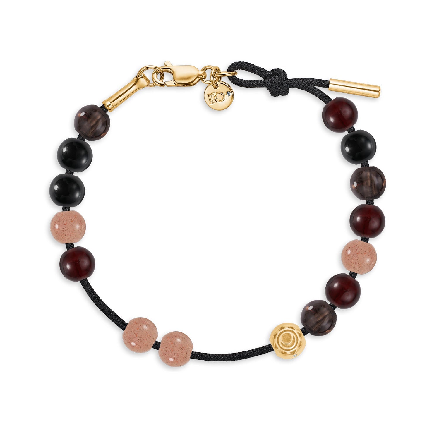 Inner Peace Red Garnet Bead