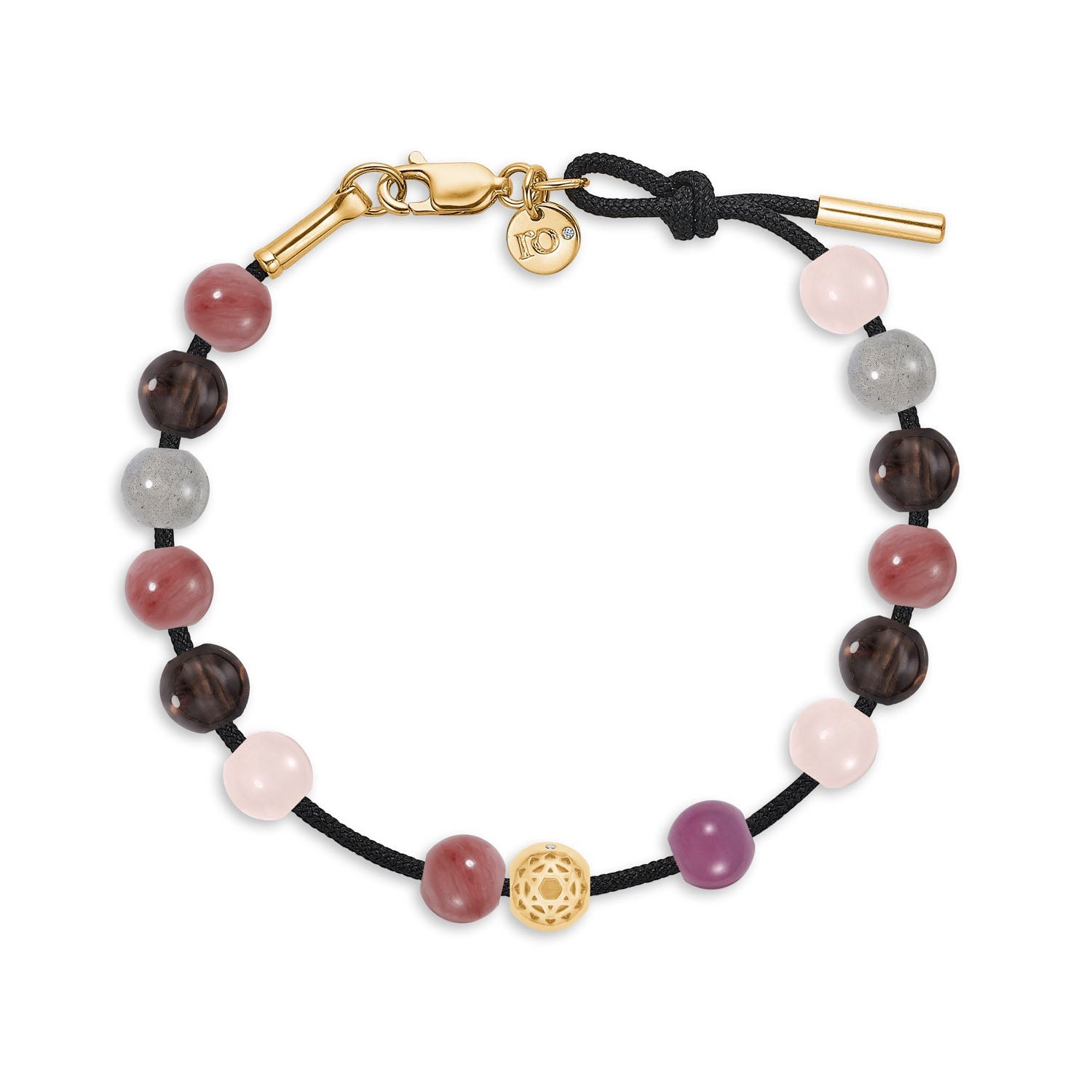 Inner Peace Heart Chakra Bead - 18kt Yellow Gold