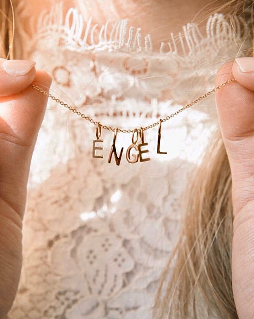 My N Pendant - 18kt Yellow Gold