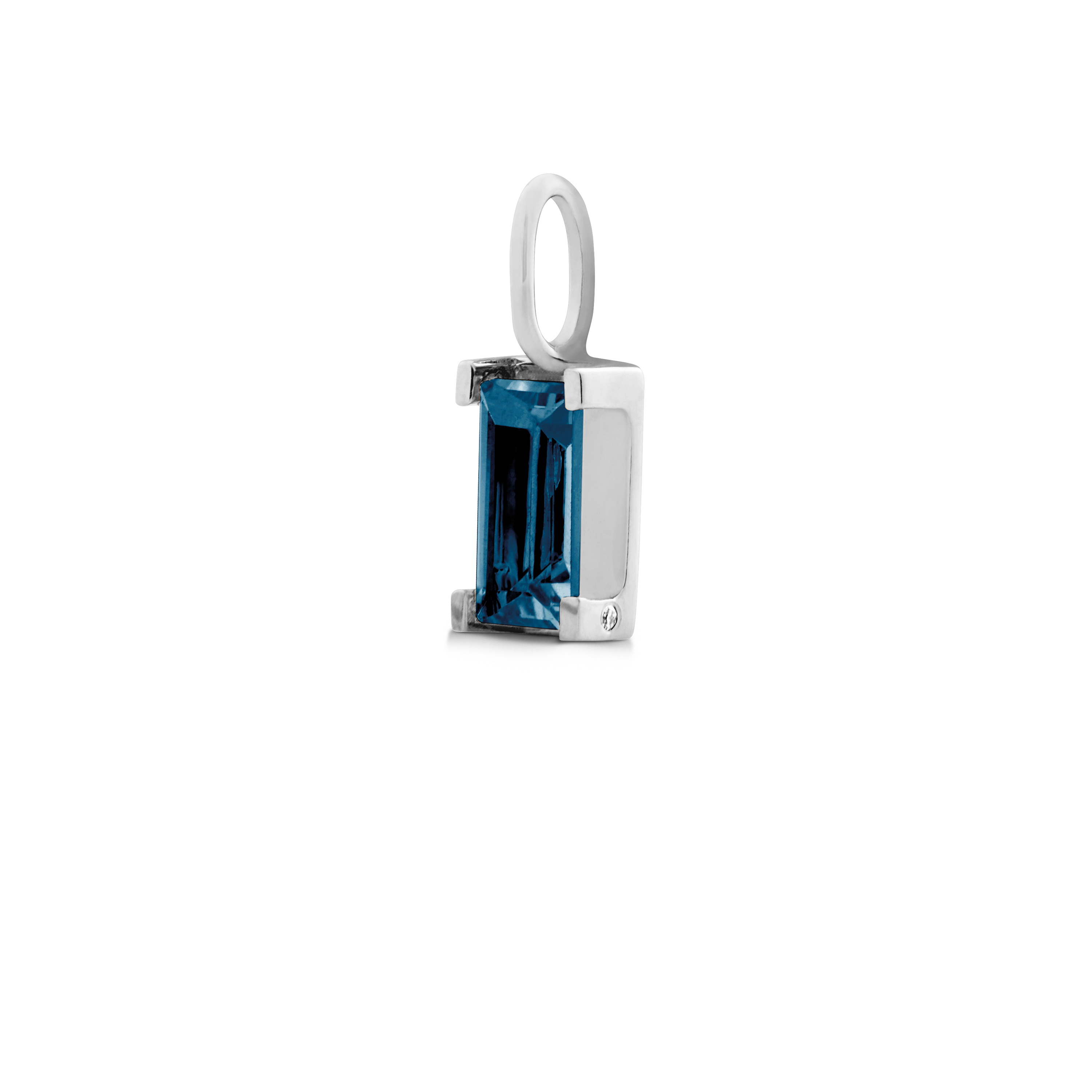 Nord London Blue Pendant - 18kt White Gold