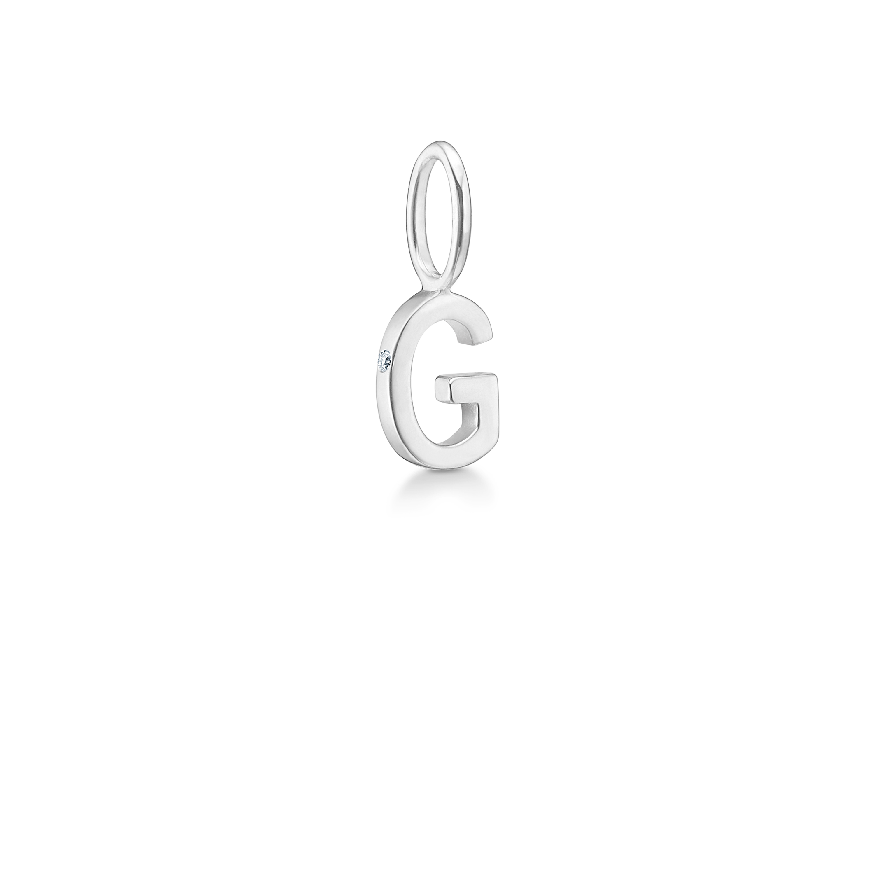 My G Pendant - 18kt White Gold
