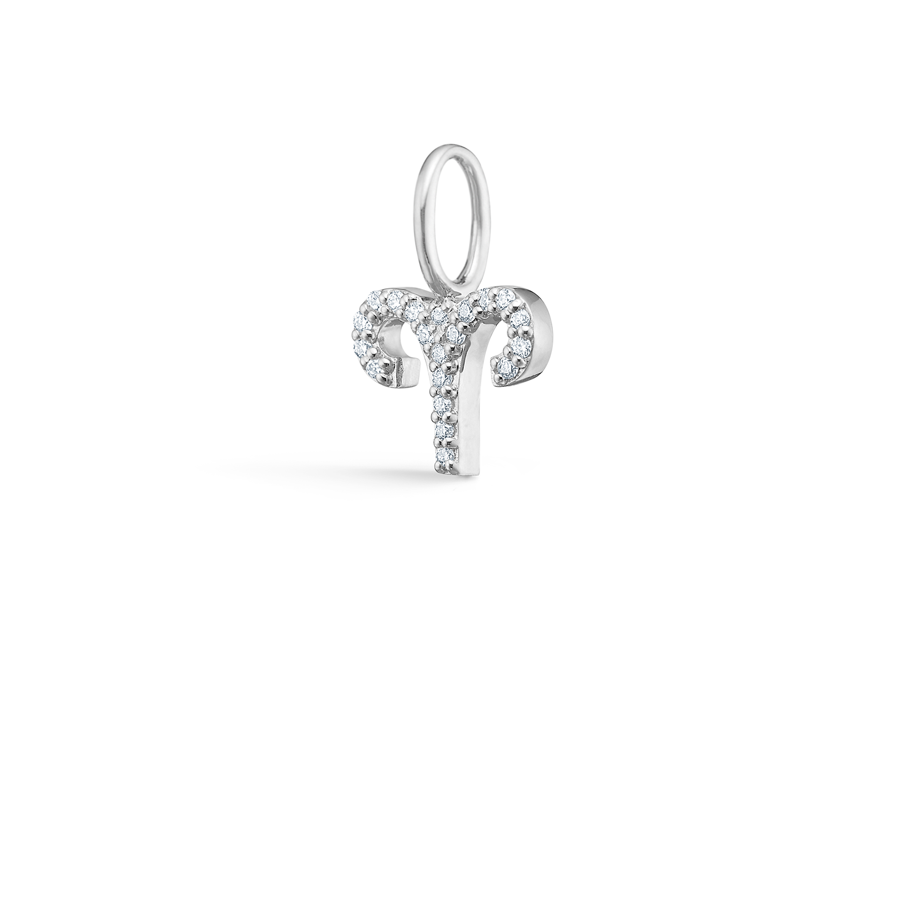 My Aries Diamond Pendant - 18kt White Gold