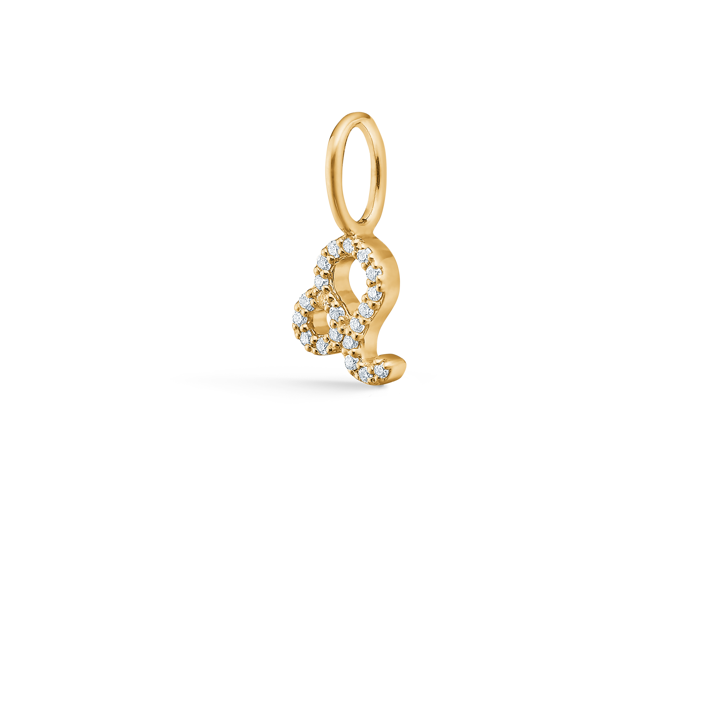 My Leo Diamond Pendant - 18kt Yellow Gold