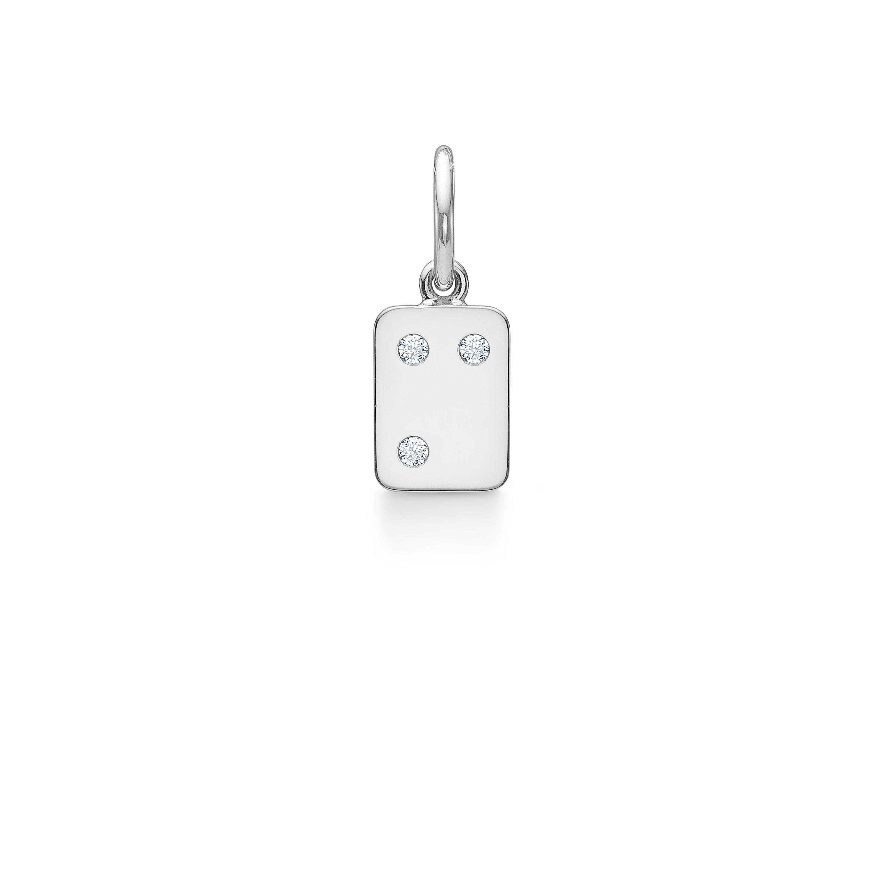 My Secret M Pendant - 18kt White Gold