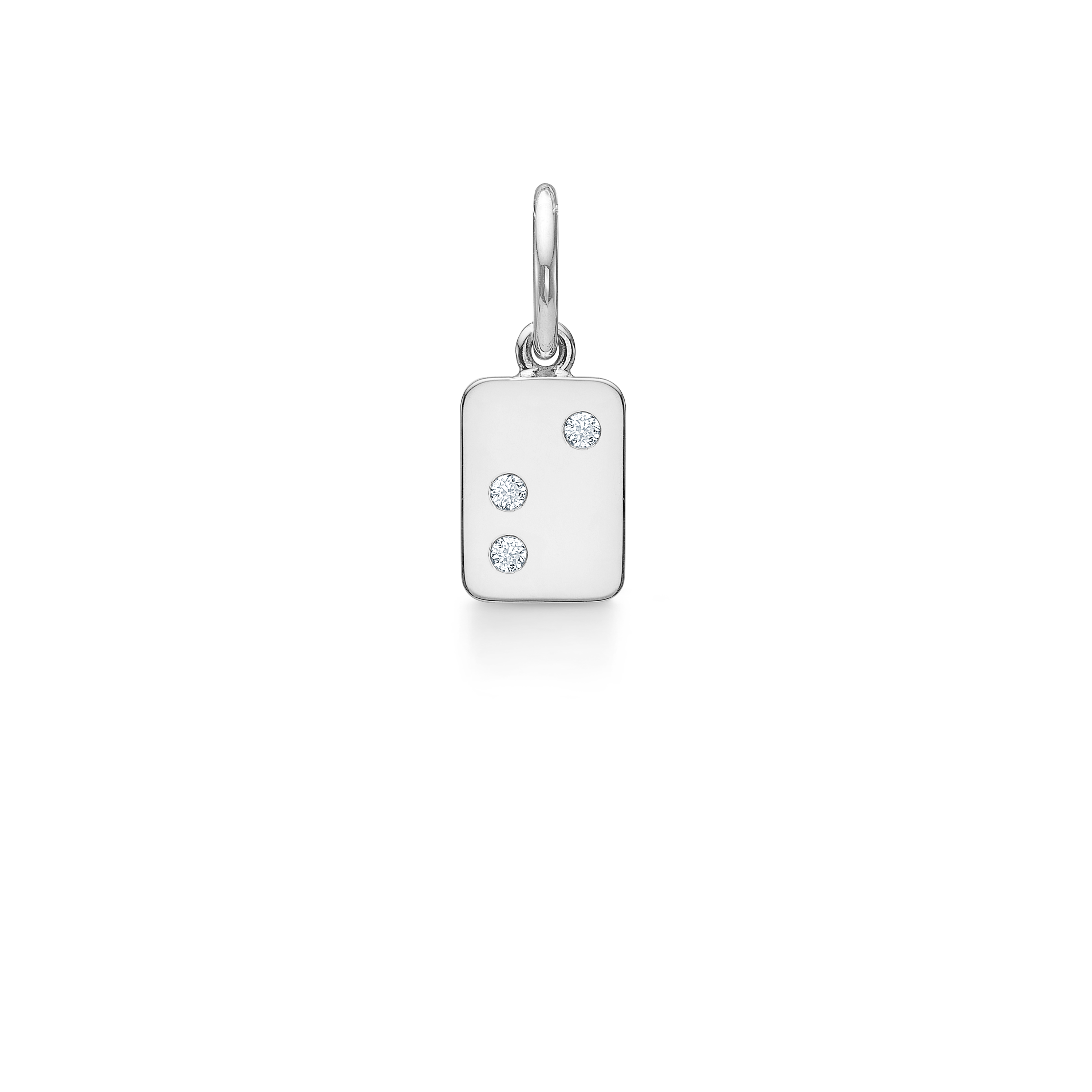 My Secret S Pendant - 18kt White Gold