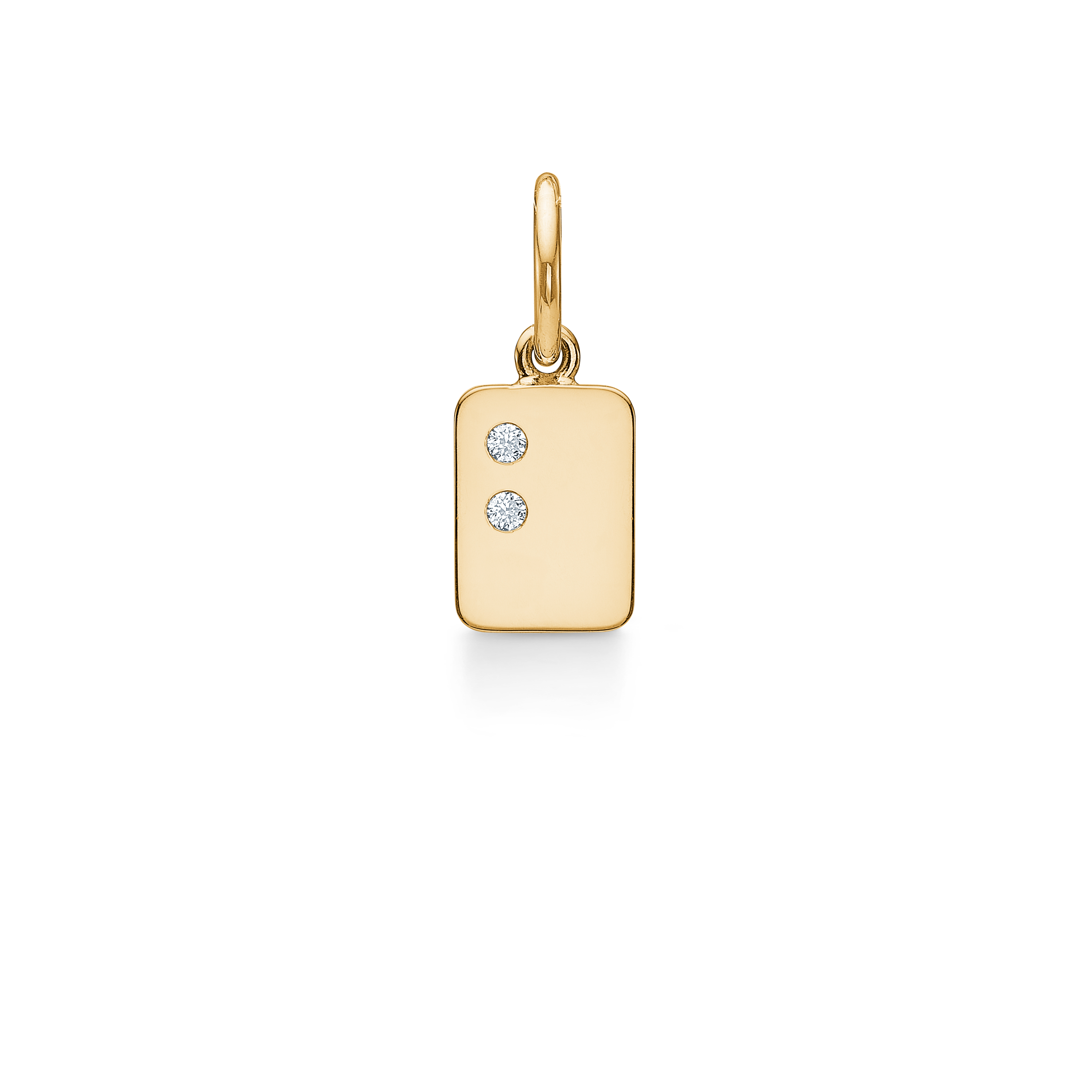My Secret B Pendant - 18kt Yellow Gold