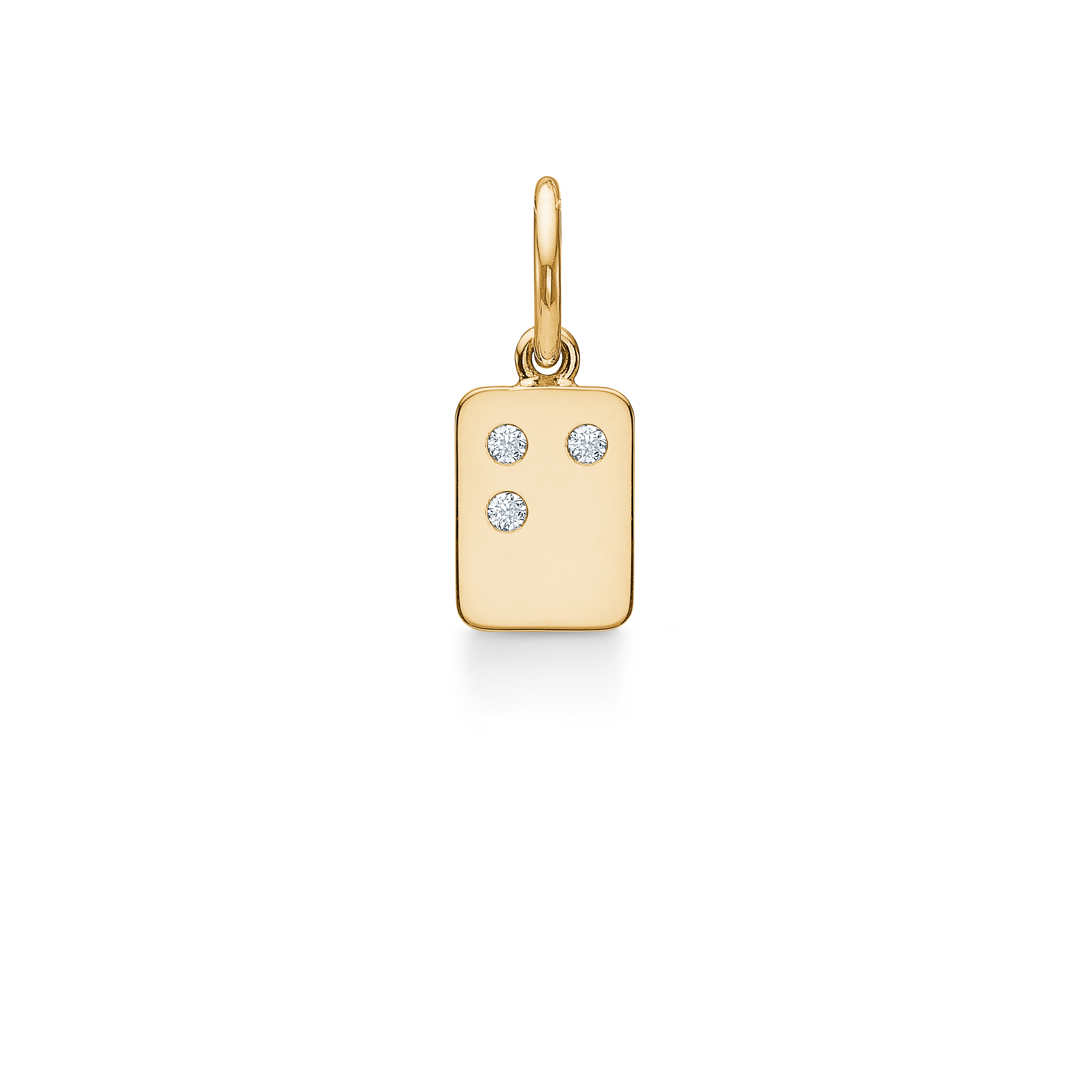 My Secret F Pendant - 18kt Yellow Gold