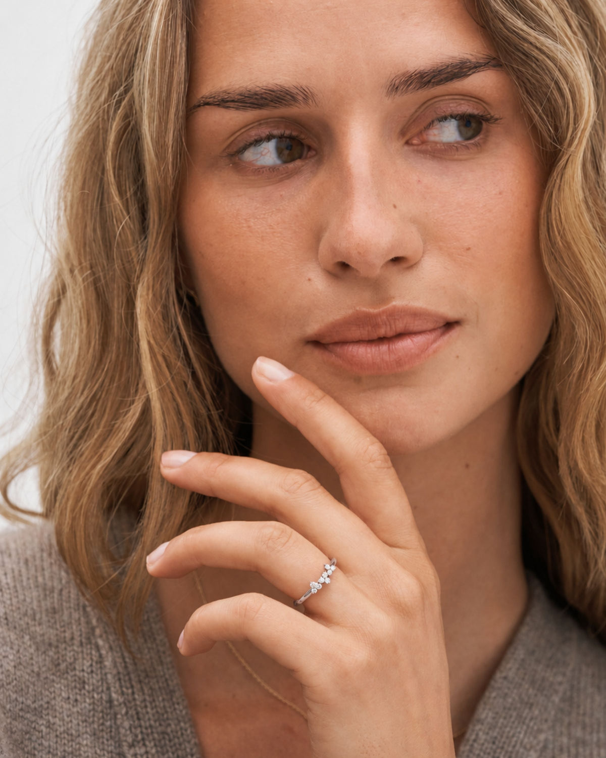 Fryd Diamantring I - 18kt Hvitt Gull