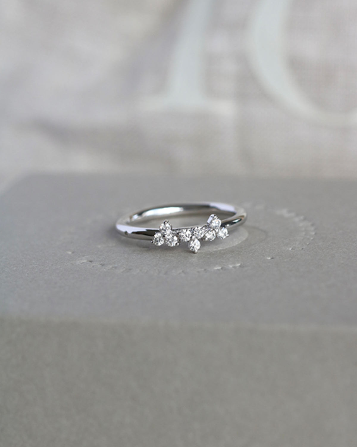 Fryd Diamantring I - 18kt Hvitt Gull