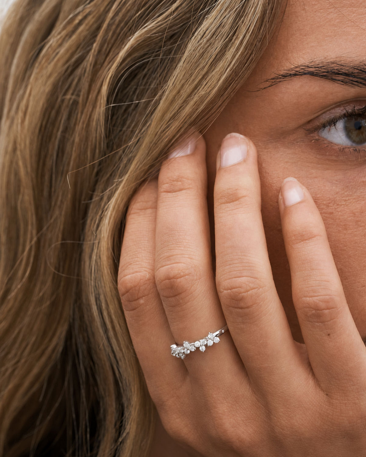Fryd Diamantring II - 18kt Hvitt Gull