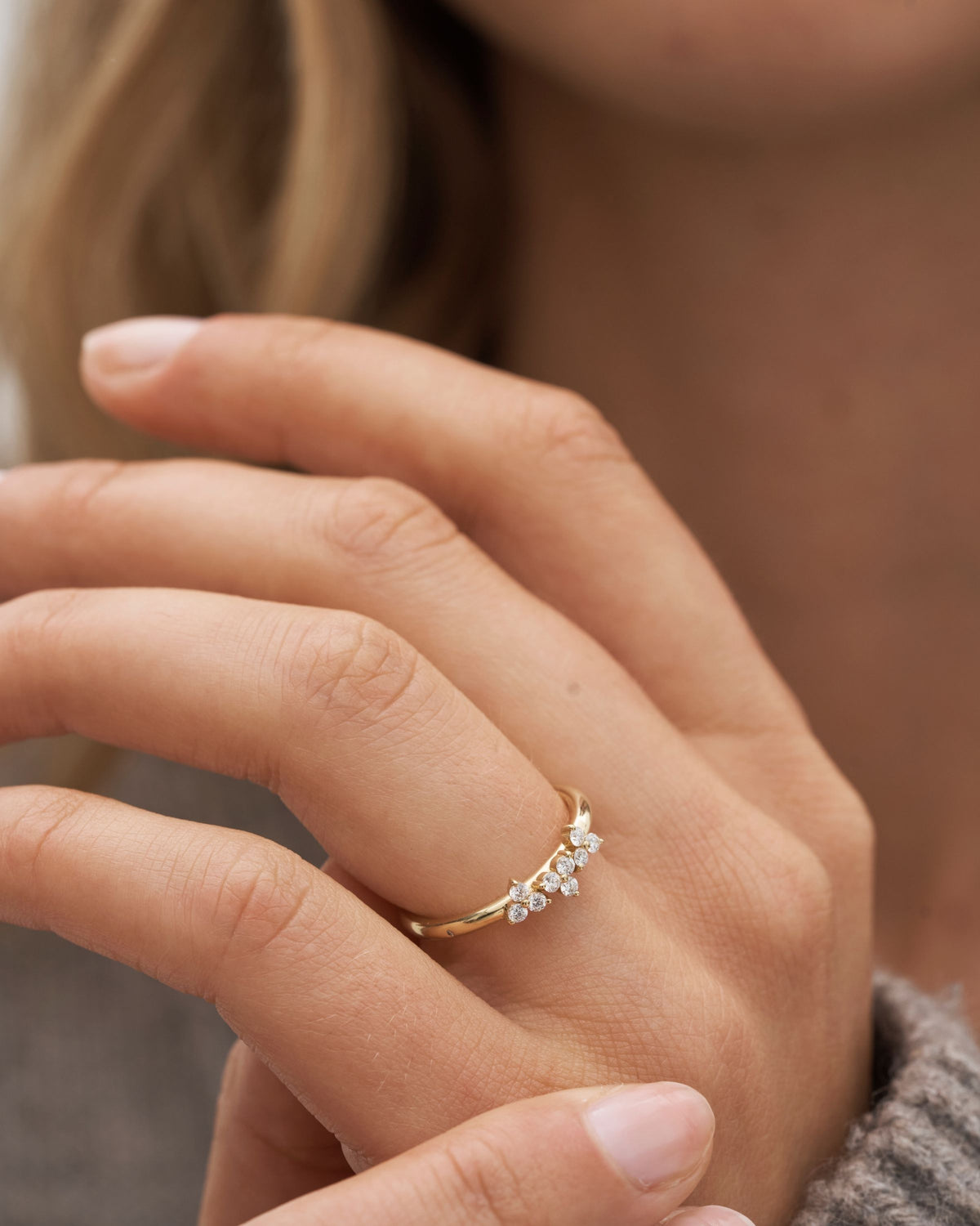 Fryd Diamantring I - 18kt Gult Gull