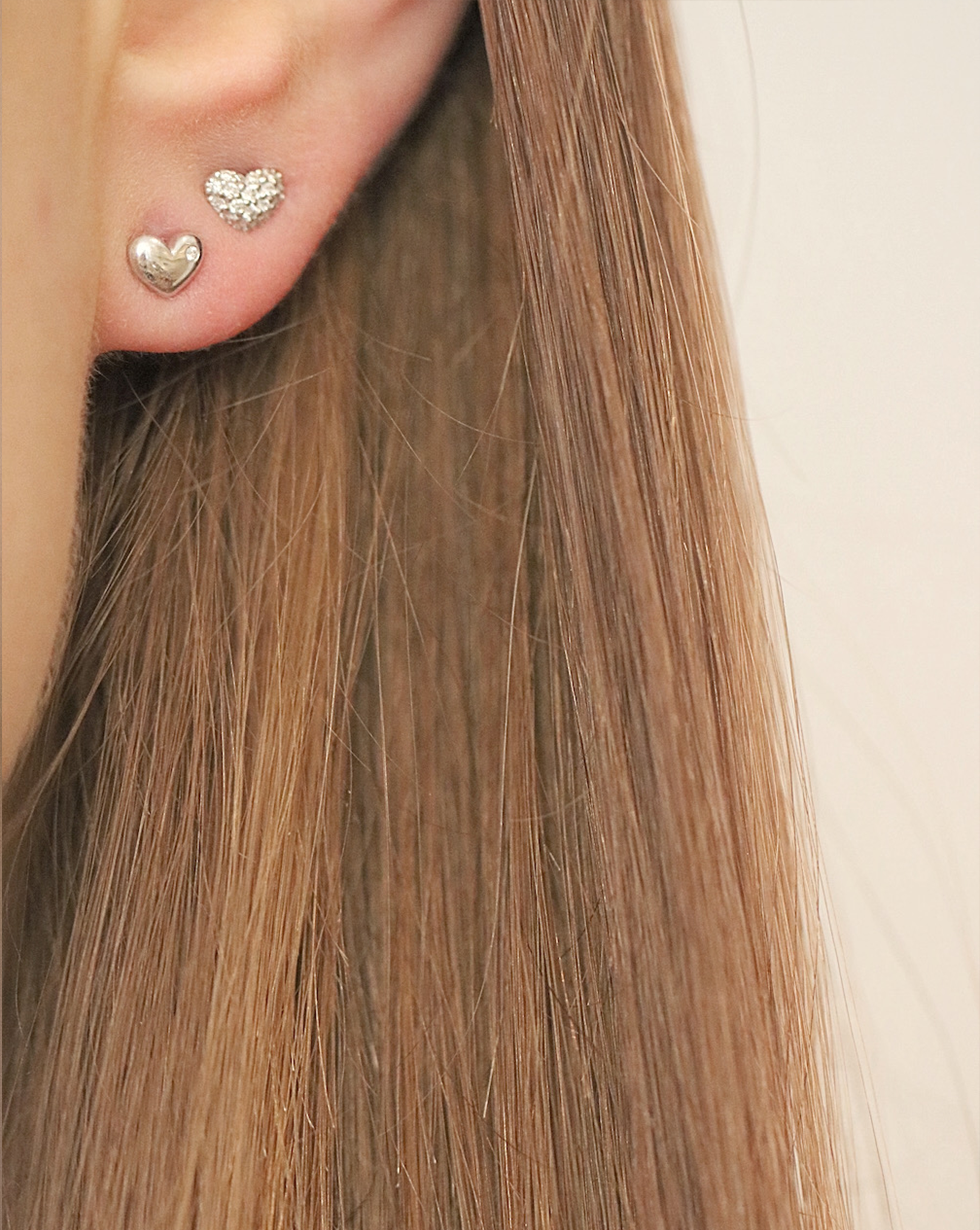 Symbols My Heart Diamant Øredobb - 18kt Hvitt gull