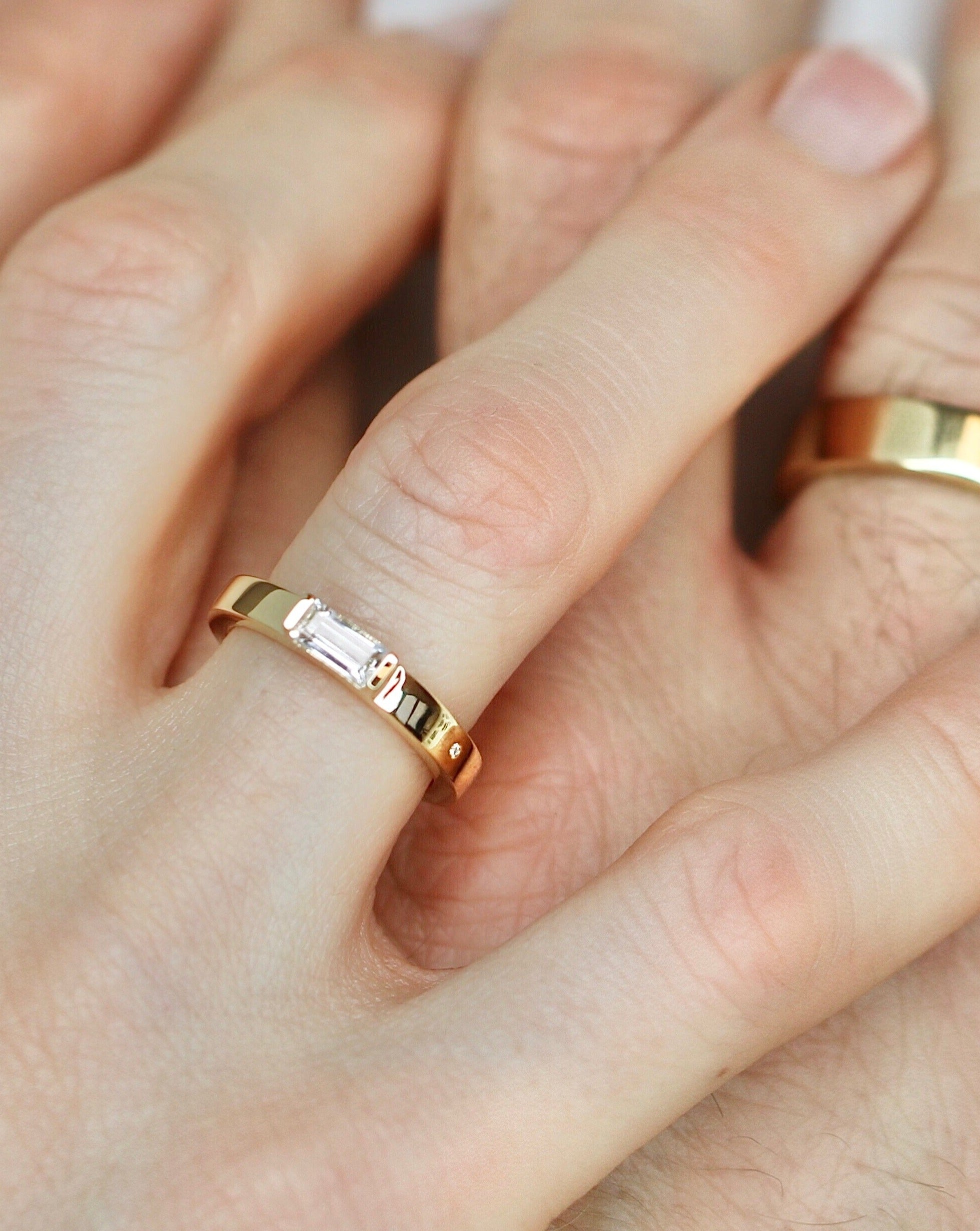 Meant to Be Her True Love Band - 18kt White Gold