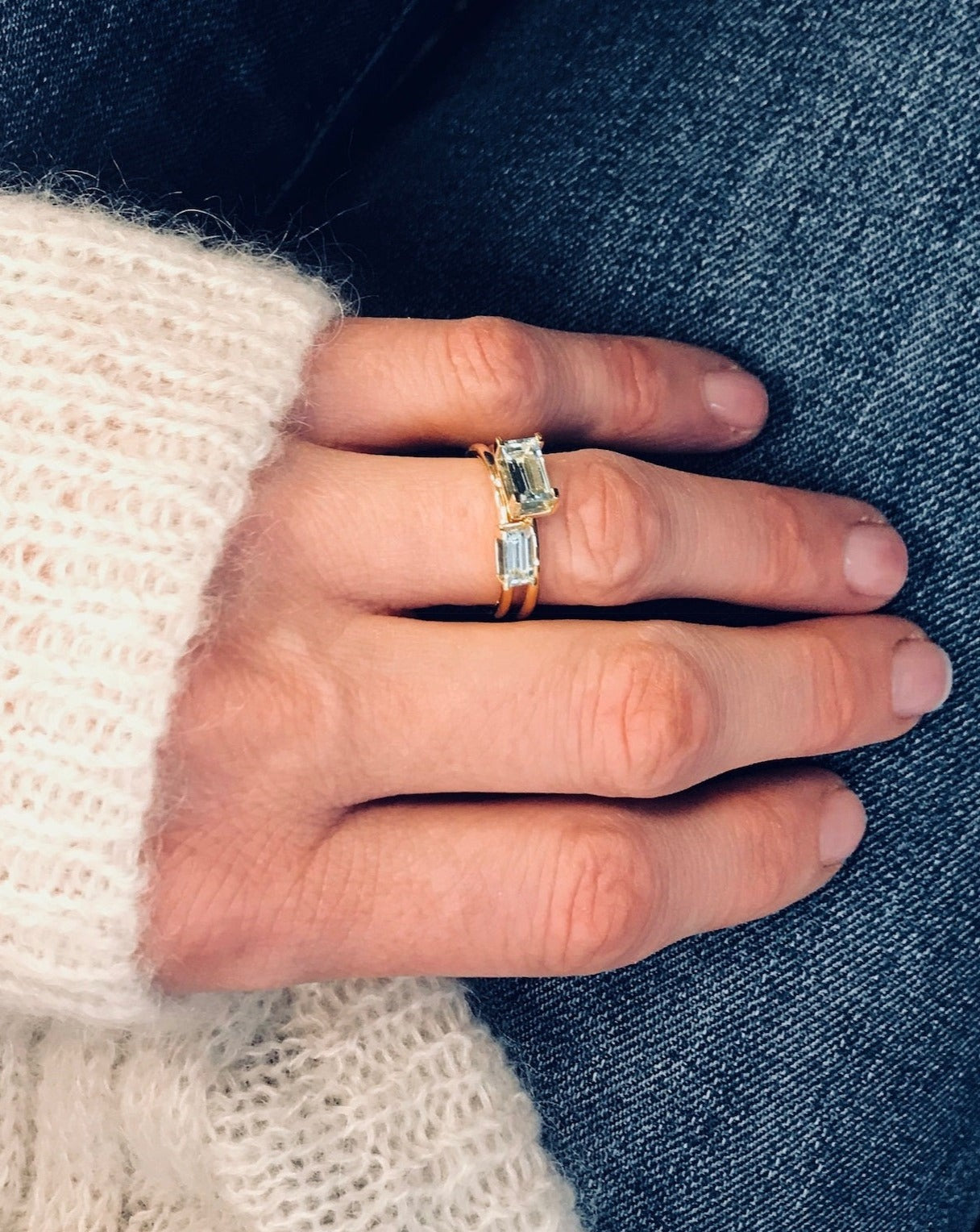 Nord Blue Ring - 18kt Yellow Gold