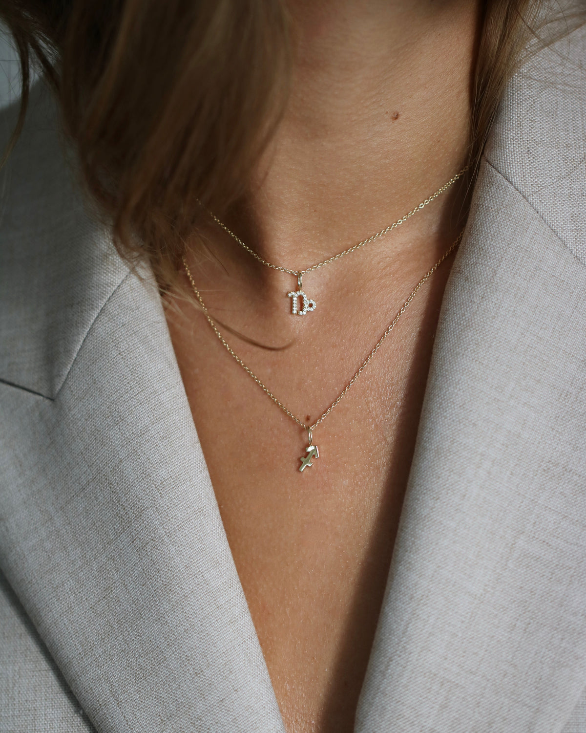 My Gemini Pendant - 18kt Yellow Gold