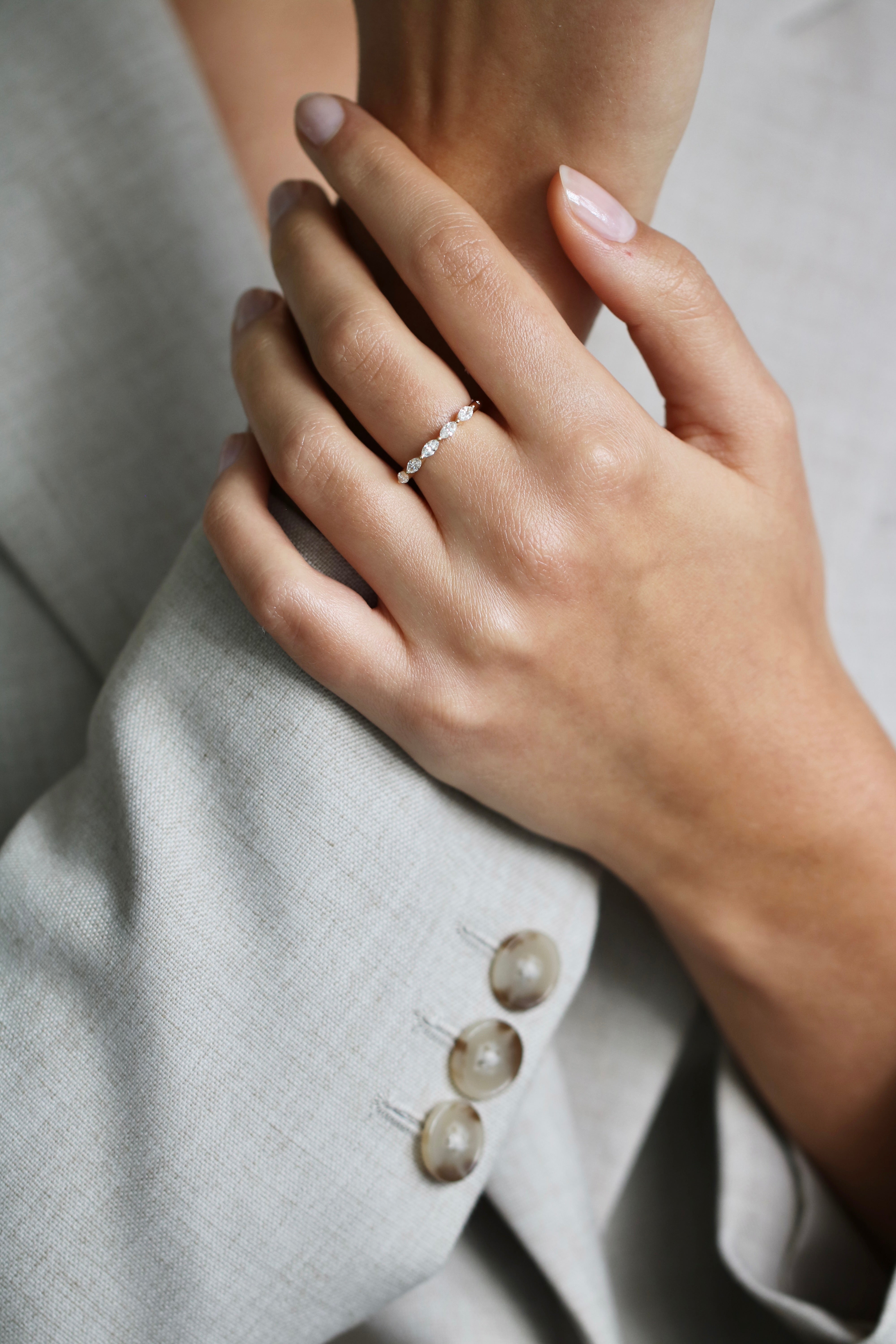 Meant to be her love ring - 18kt Hvitt Gull