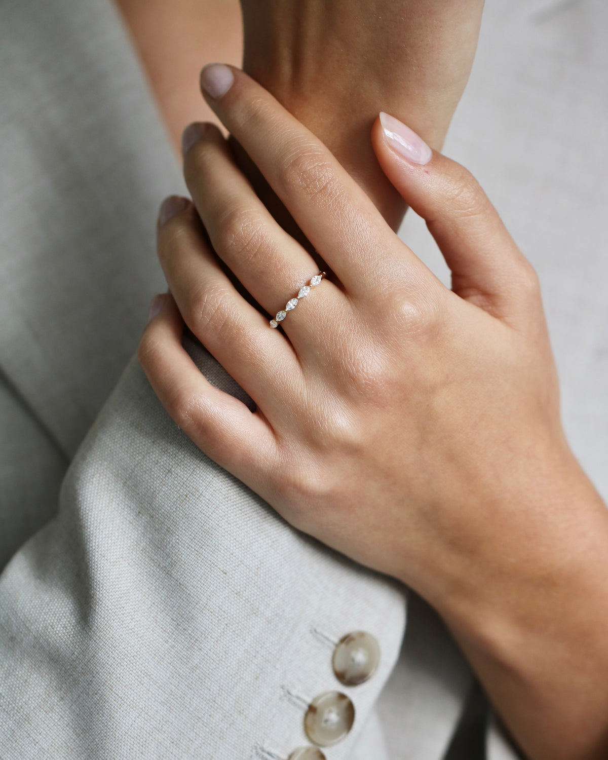 Meant to Be Her Love Ring - 18kt Gult Gull