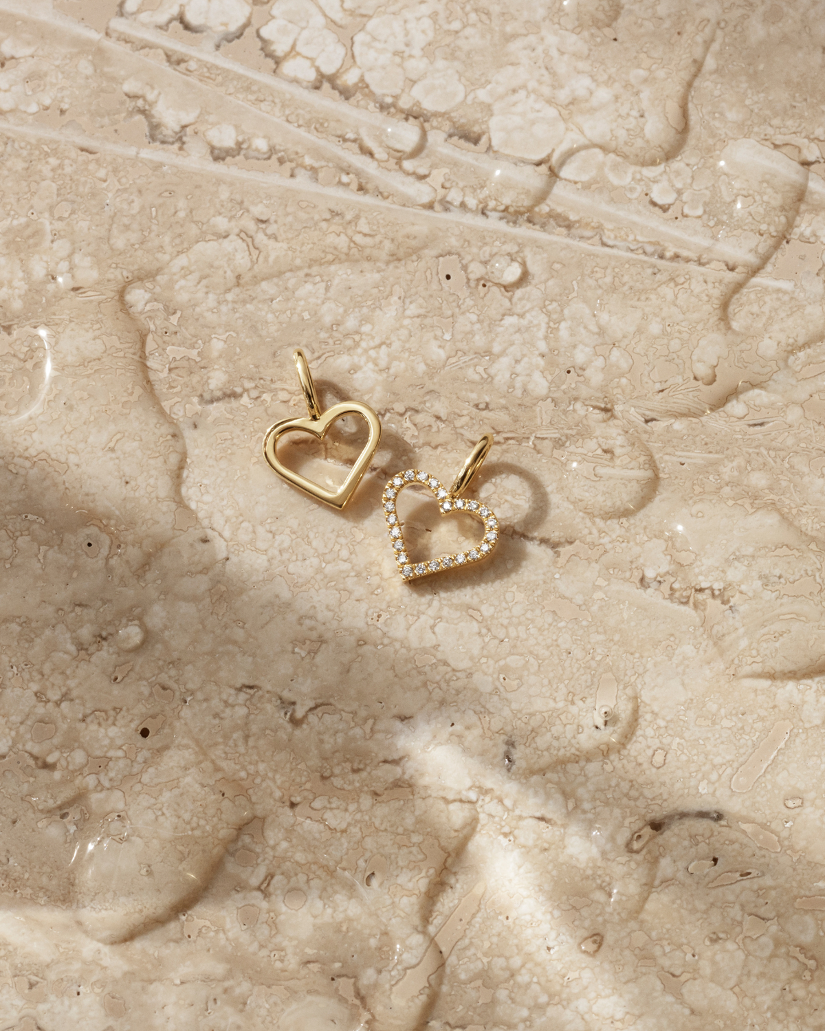 Symbols Open Heart Anheng - 18kt Gult Gull