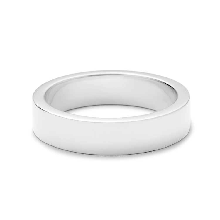 Meant to Be His True Love Band - 18kt White Gold