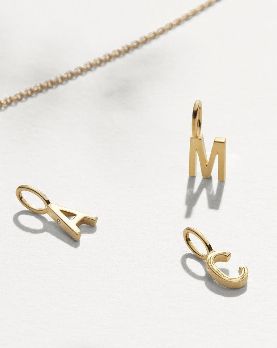 My C Pendant - 18kt Yellow Gold