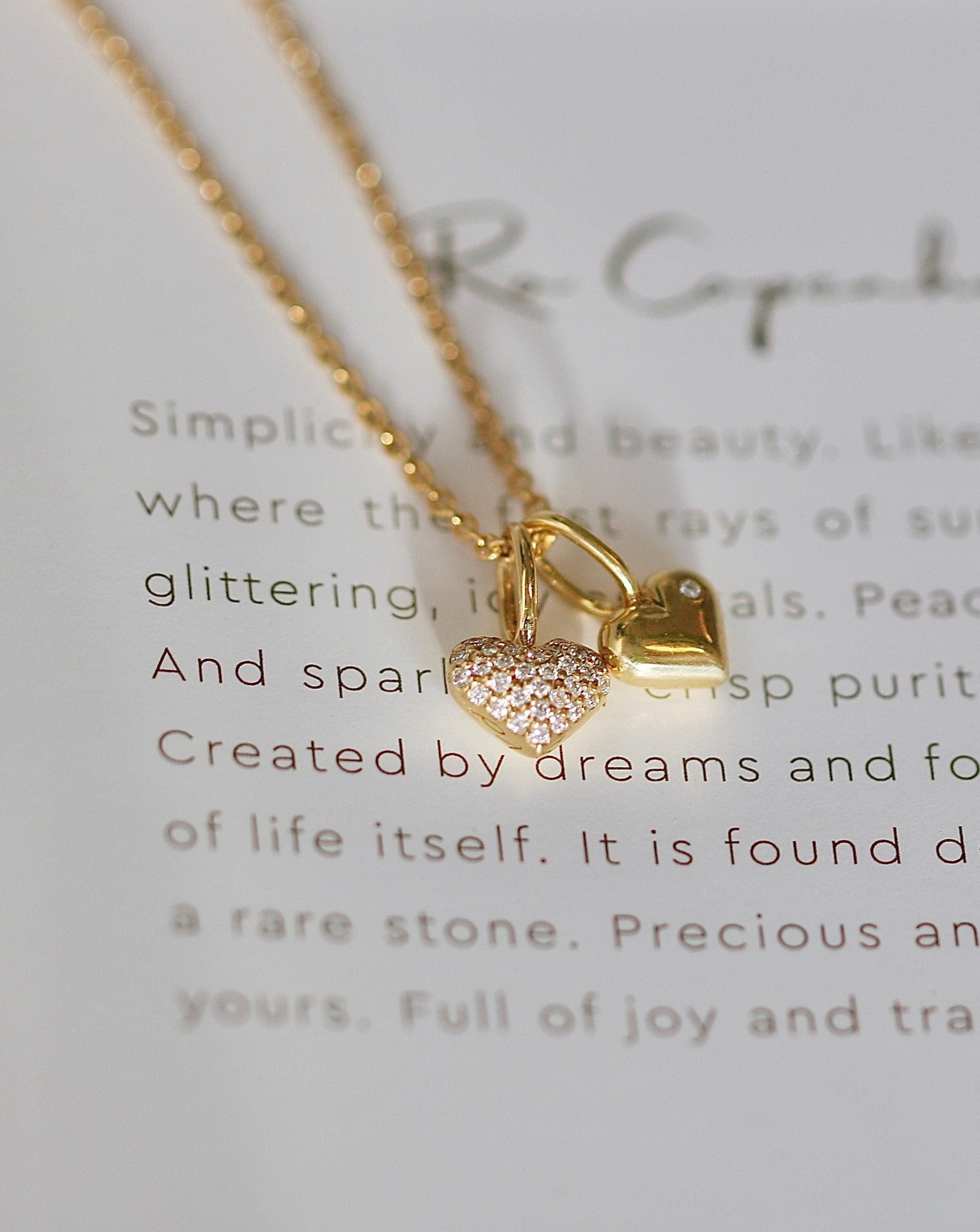 Symbols My Heart Anheng - 18kt Gult Gull