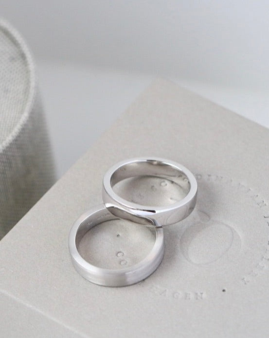 Meant to Be His Band - 18kt White Gold