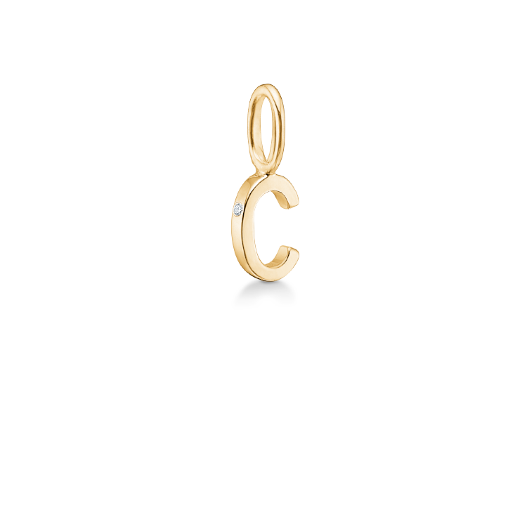My C Pendant - 18kt Yellow Gold
