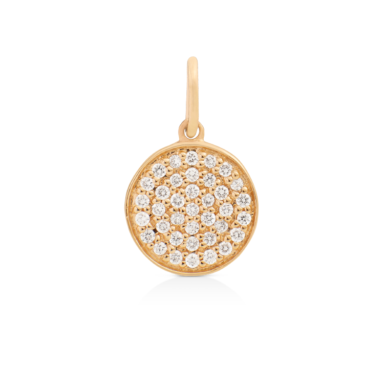 Rock Diamant Anheng - 18kt Gult Gull