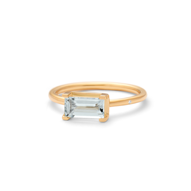 Nord Blue Ring - 18kt Yellow Gold