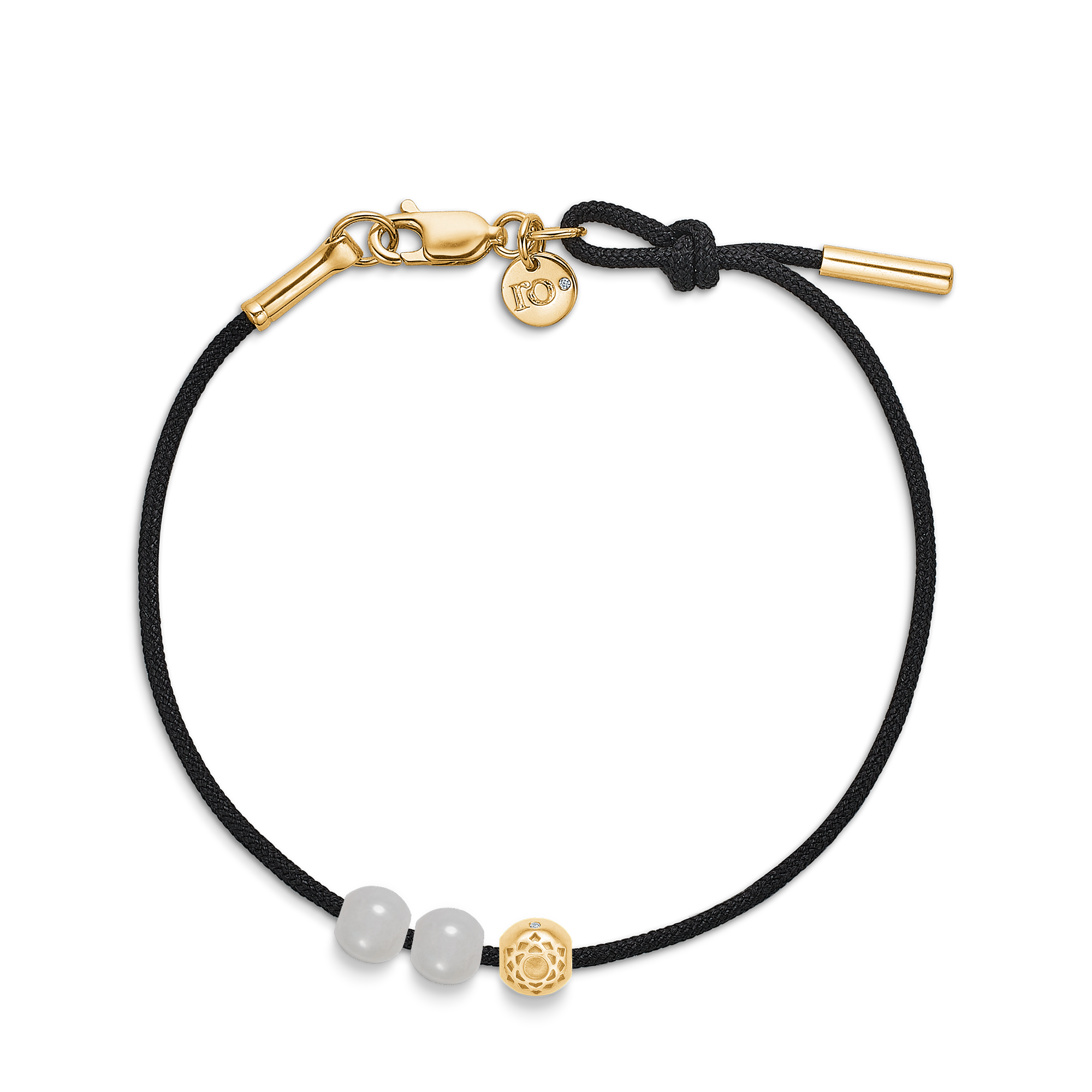 Inner Peace Crown Chakra Bead - 18kt Yellow Gold