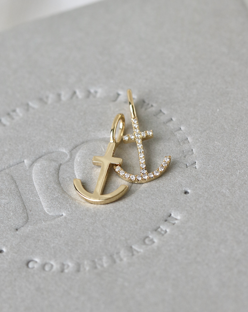 Symbols Håp Diamant Anheng - 18kt Gult Gul