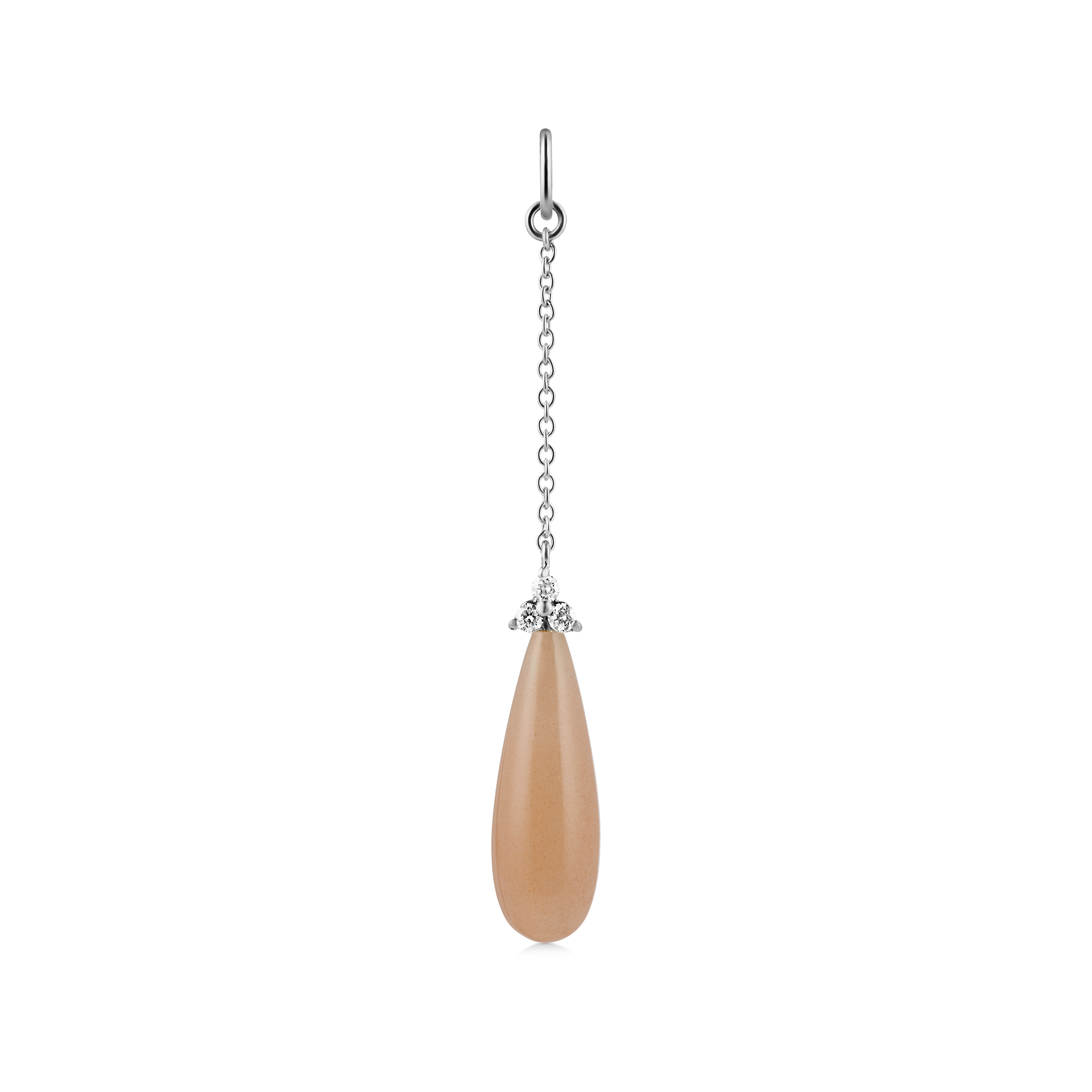 Fryd Blush Ear-Pendant - 18kt White Gold