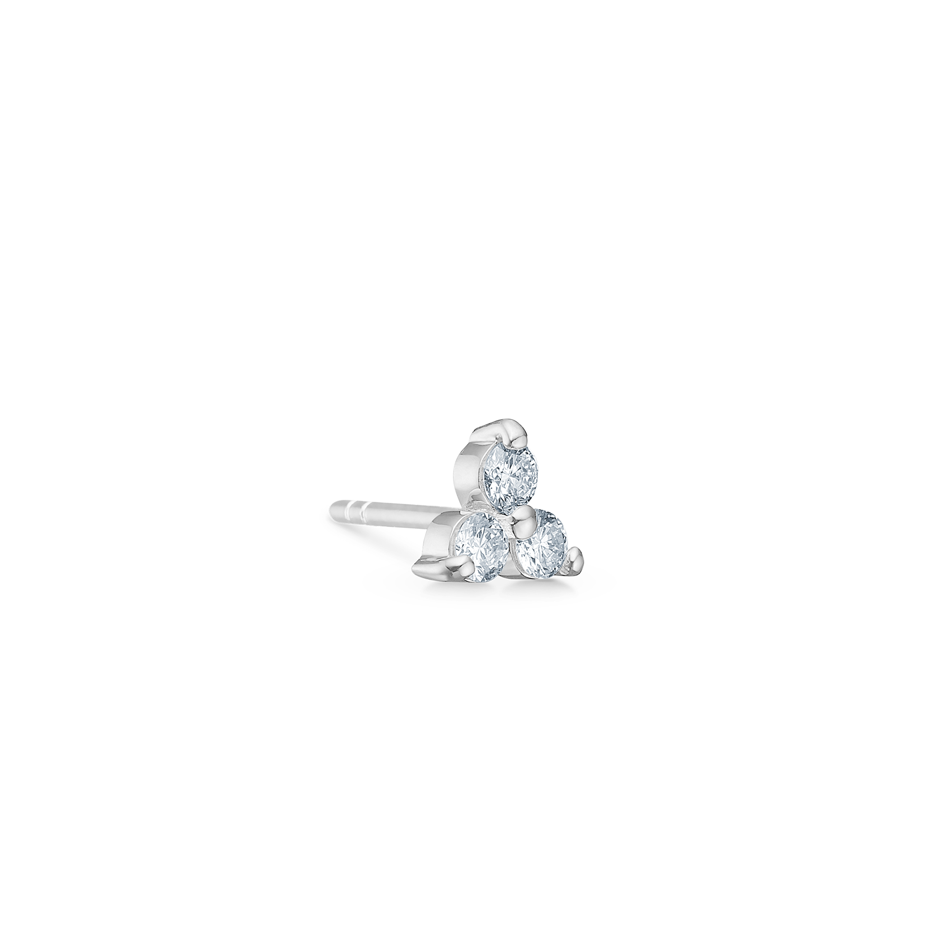 Fryd Diamond Earring L - 18kt White Gold