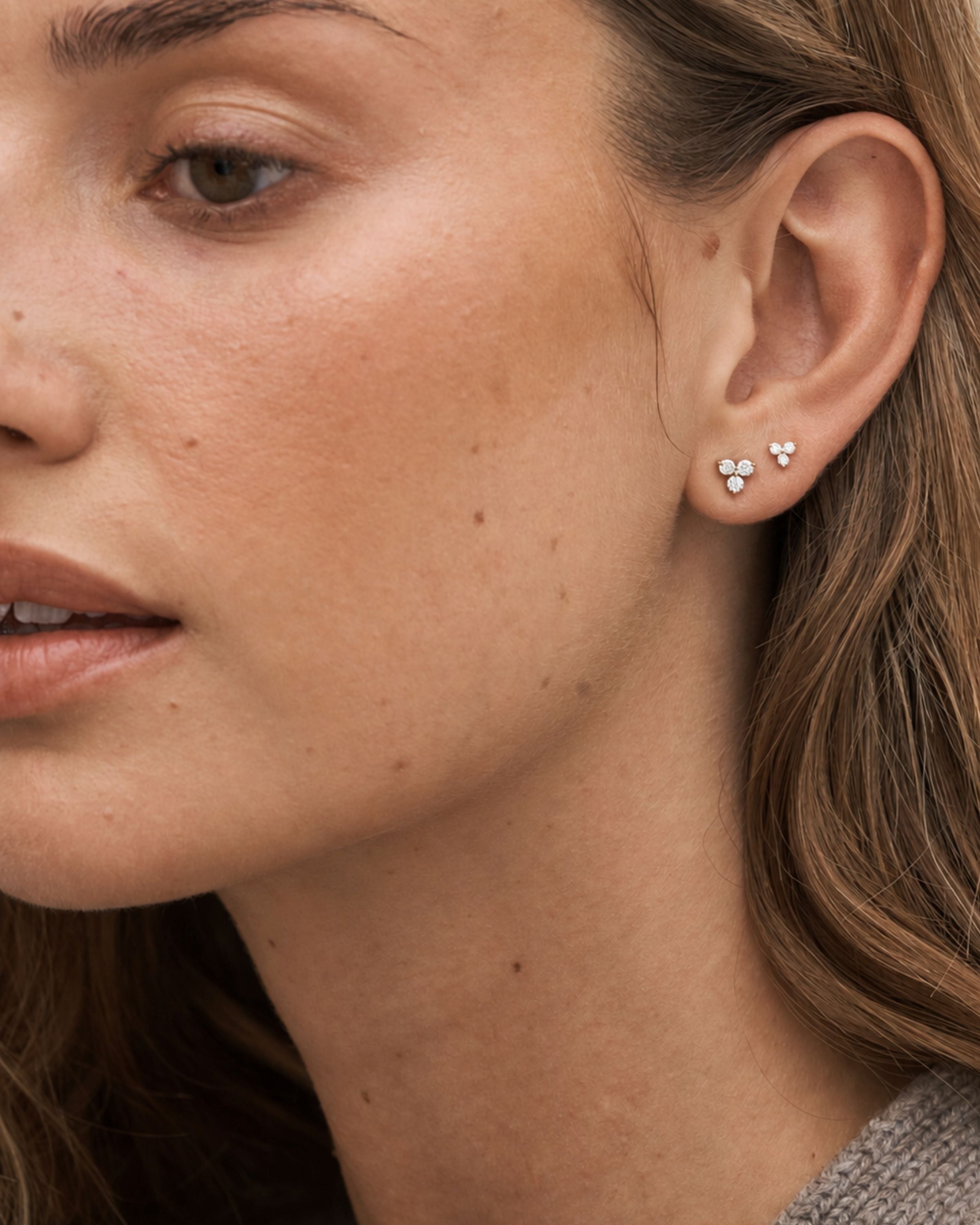 Fryd Diamant Øredobb II - 18kt Hvitt Gull