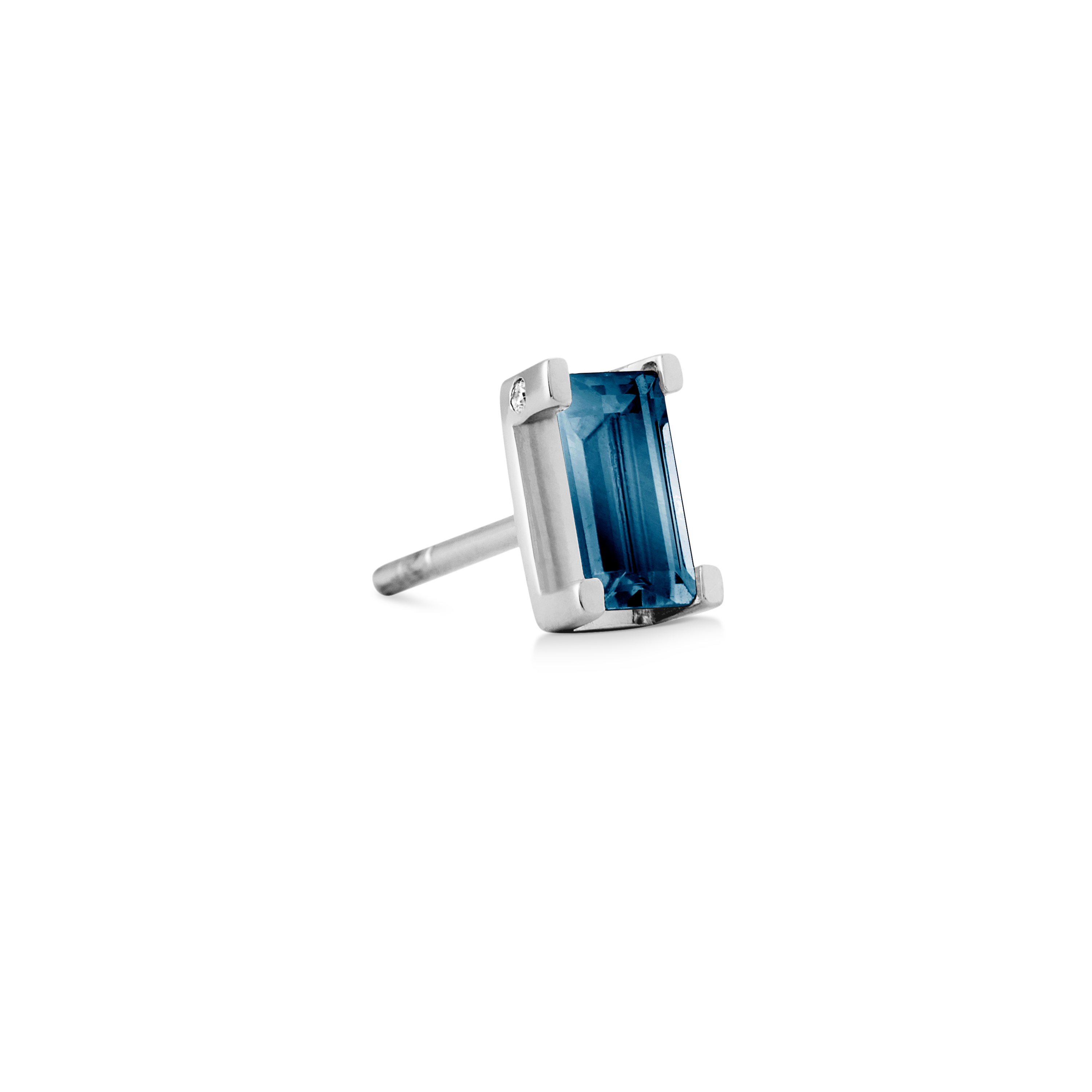 Nord London Blue Earring - 18kt White Gold